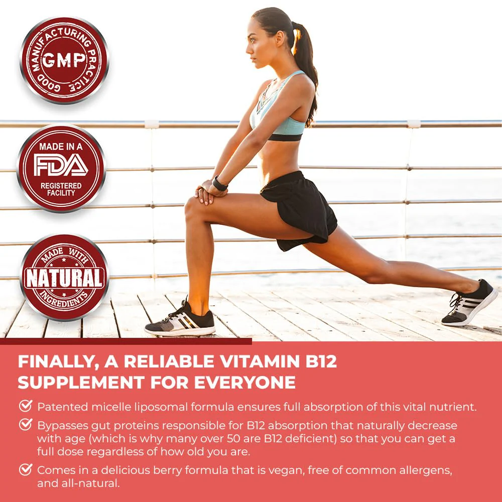 Purality Health Micelle Liposomal Vitamin B12 2500 mcg | Vegan, Methylcobalamin - Image 13