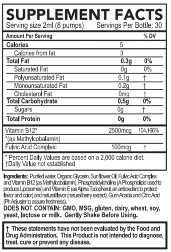Purality Health Micelle Liposomal Vitamin B12 2500 mcg | Vegan, Methylcobalamin - Image 7