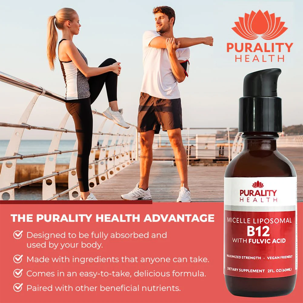 Purality Health Micelle Liposomal Vitamin B12 2500 mcg | Vegan, Methylcobalamin - Image 9
