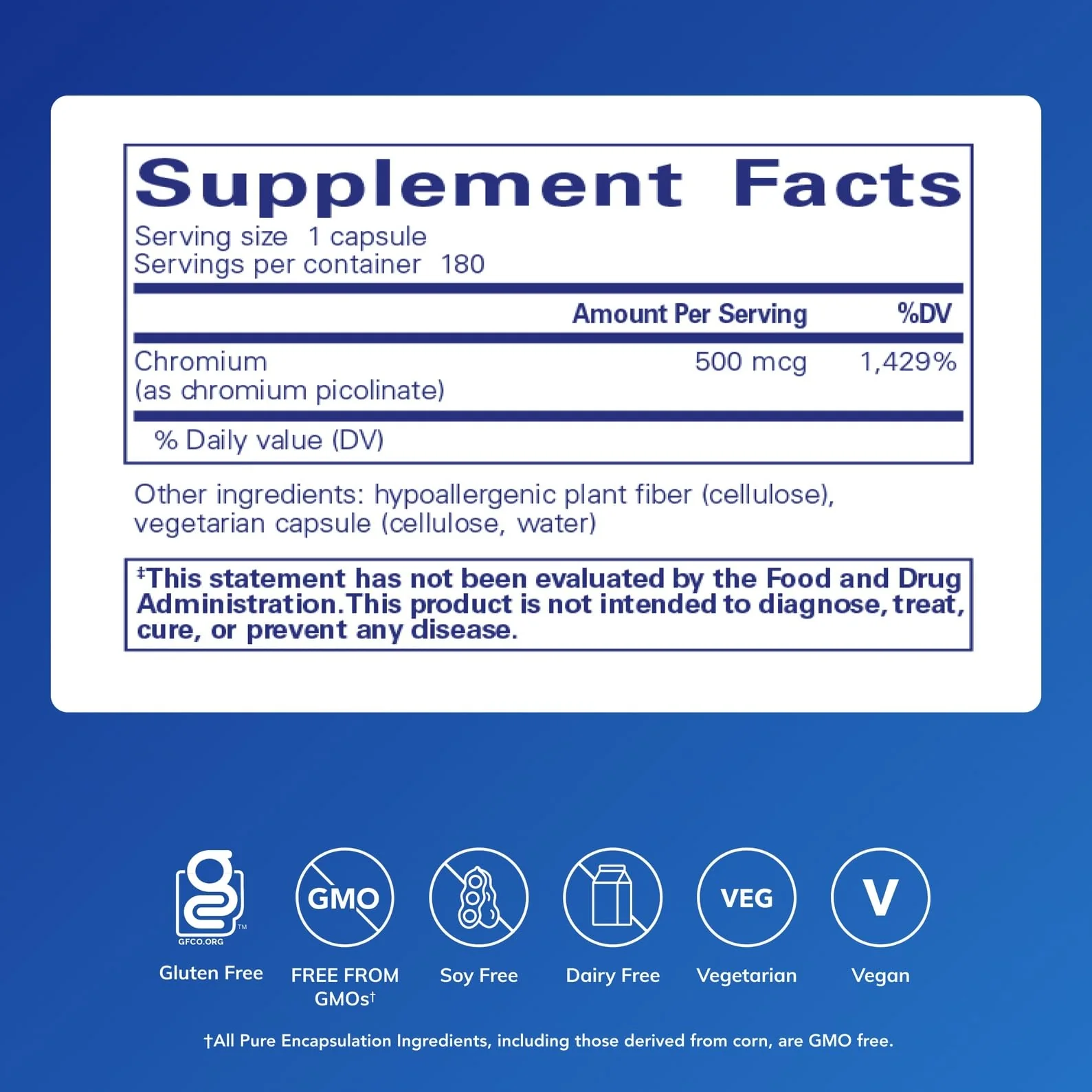 Pure Encapsulations Chromium (Picolinate) 500 mcg – Superior Absorption, Vegan & Gluten Free - Image 9