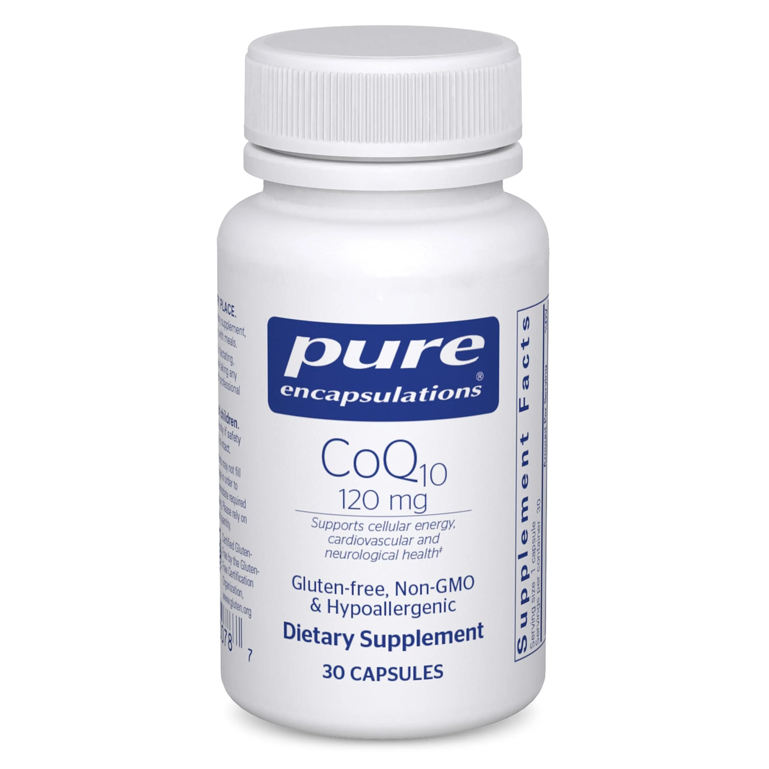 Pure Encapsulations CoQ10 120 mg – Coenzyme Q10 for Heart Health, Energy & Antioxidant Support, 30 Capsules - Image 8