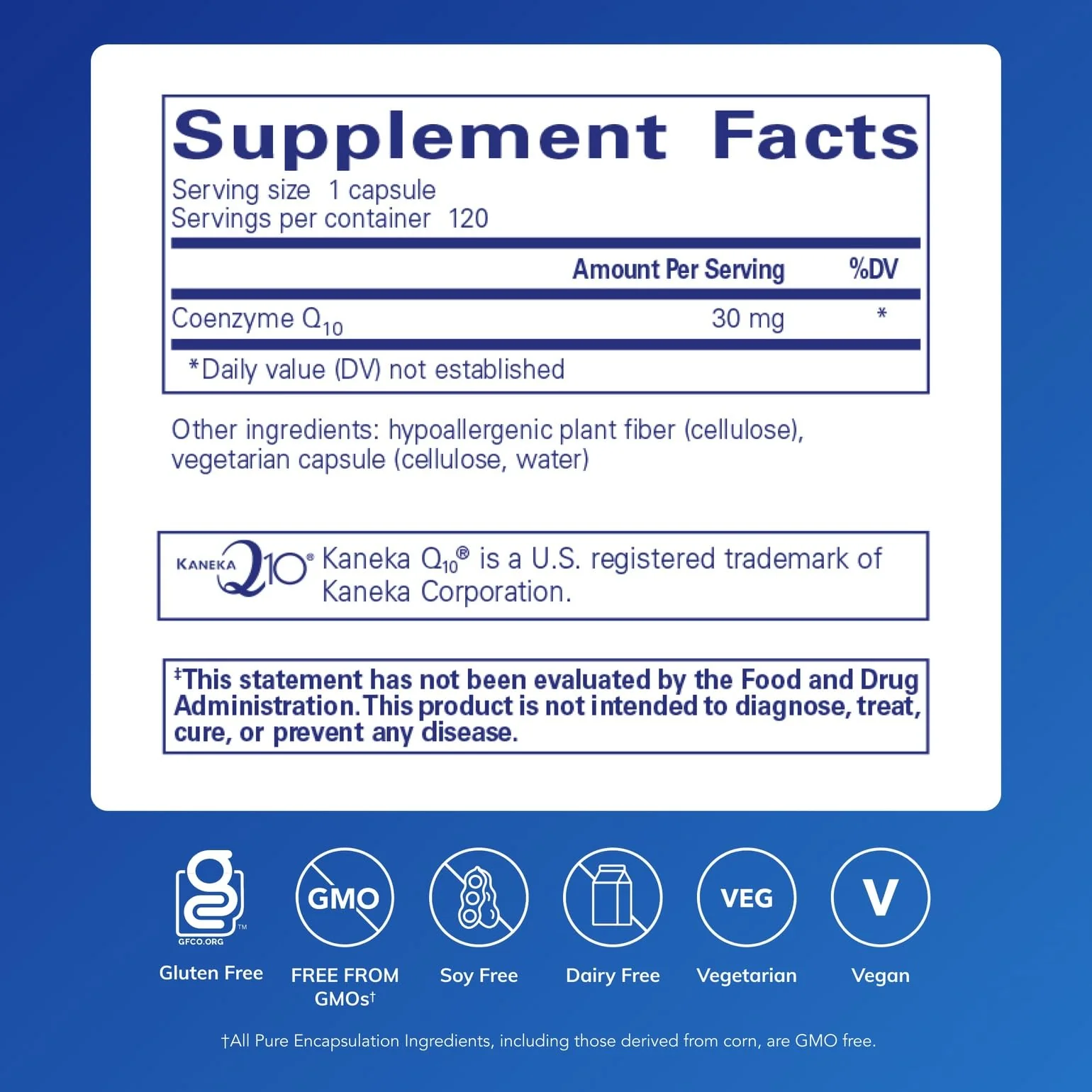 Pure Encapsulations CoQ10 30 mg | Coenzyme Q10 Supplement for Energy, Antioxidant & Cardiovascular Support | 120 Capsules - Image 9