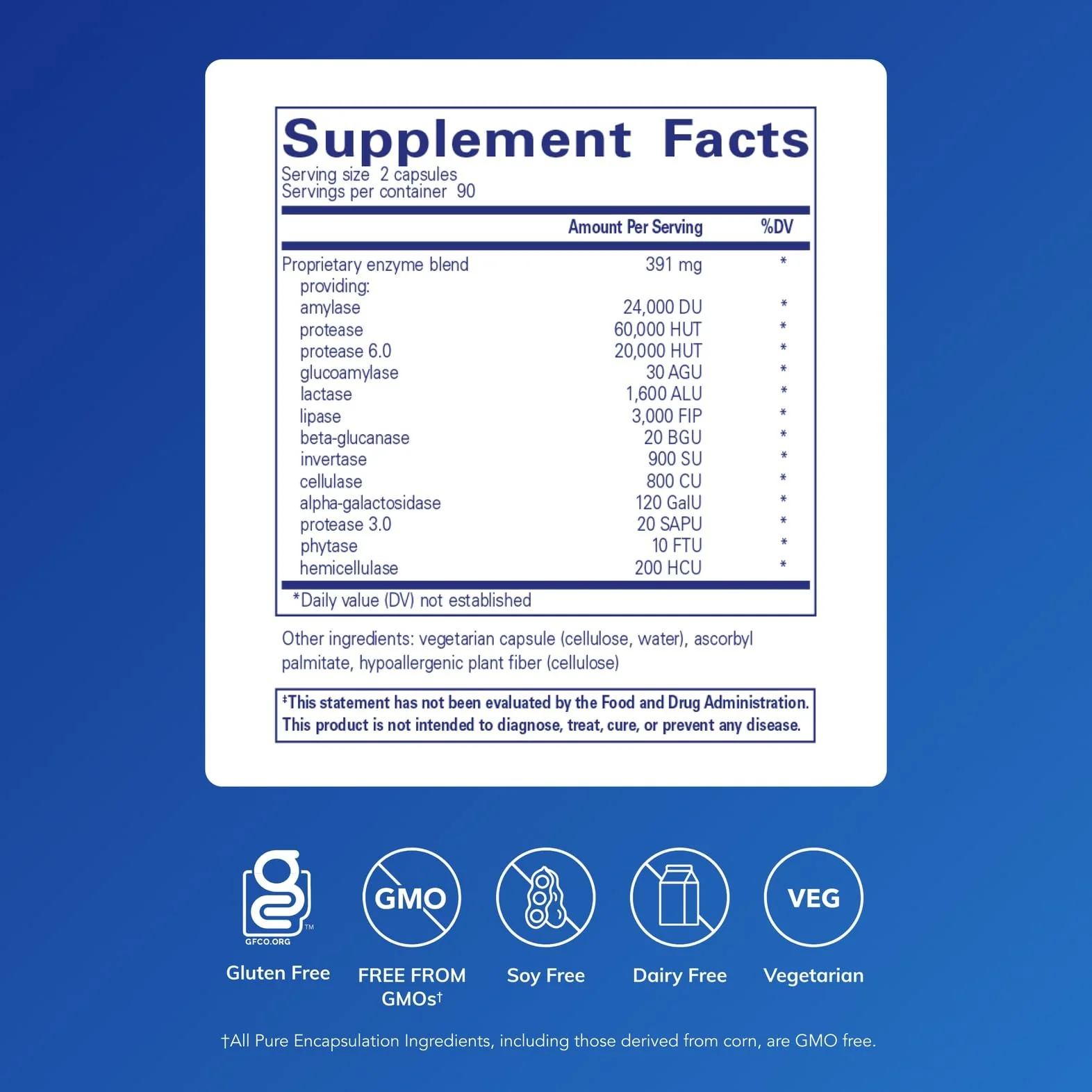 Pure Encapsulations Digestive Enzymes Ultra – Vegetarian Digestive Enzymes (180 capsules) - Image 9