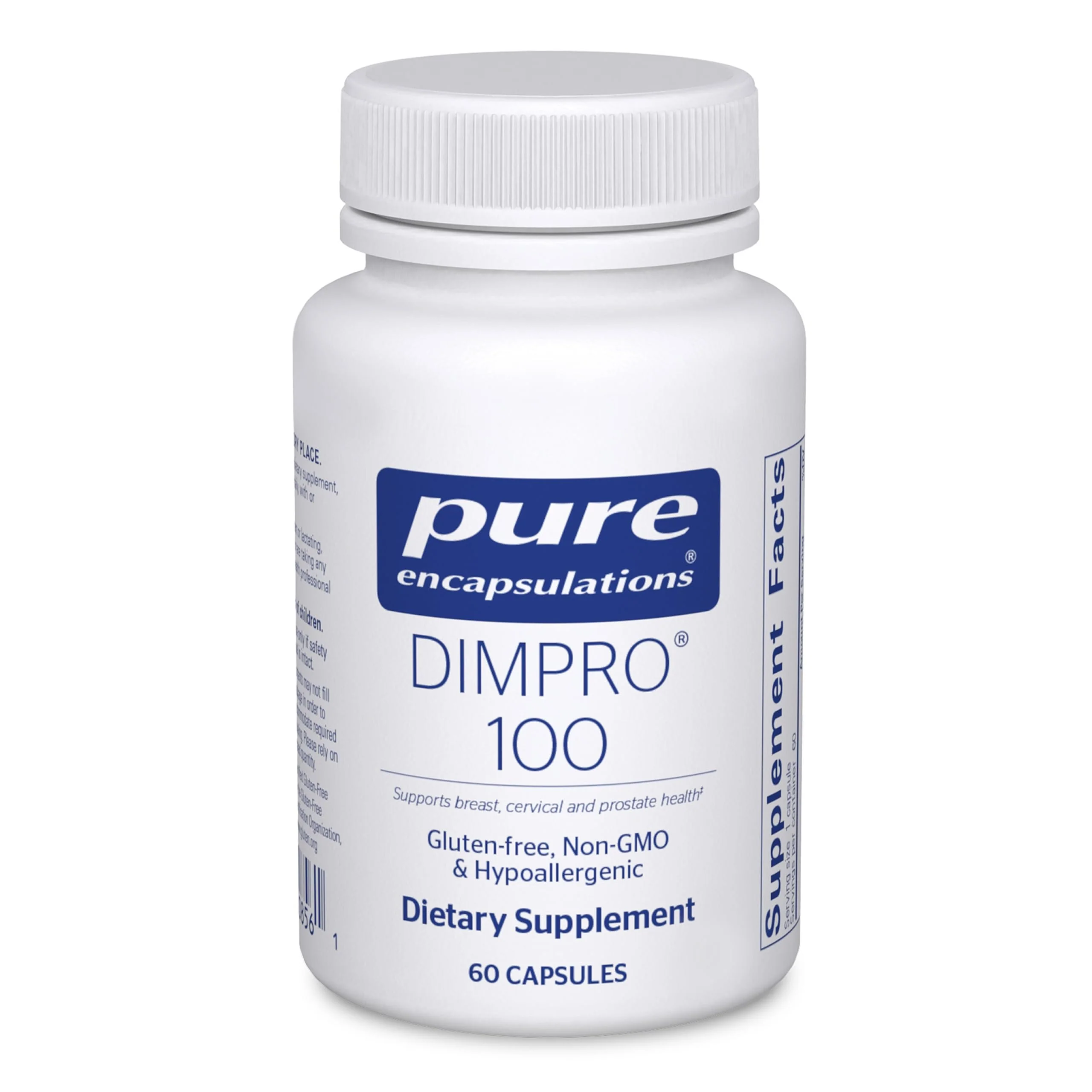 Pure Encapsulations DIMPRO 100 – Diindolylmethane Supplement for Hormone Balance (Gluten Free & Vegan) – 60 Capsules