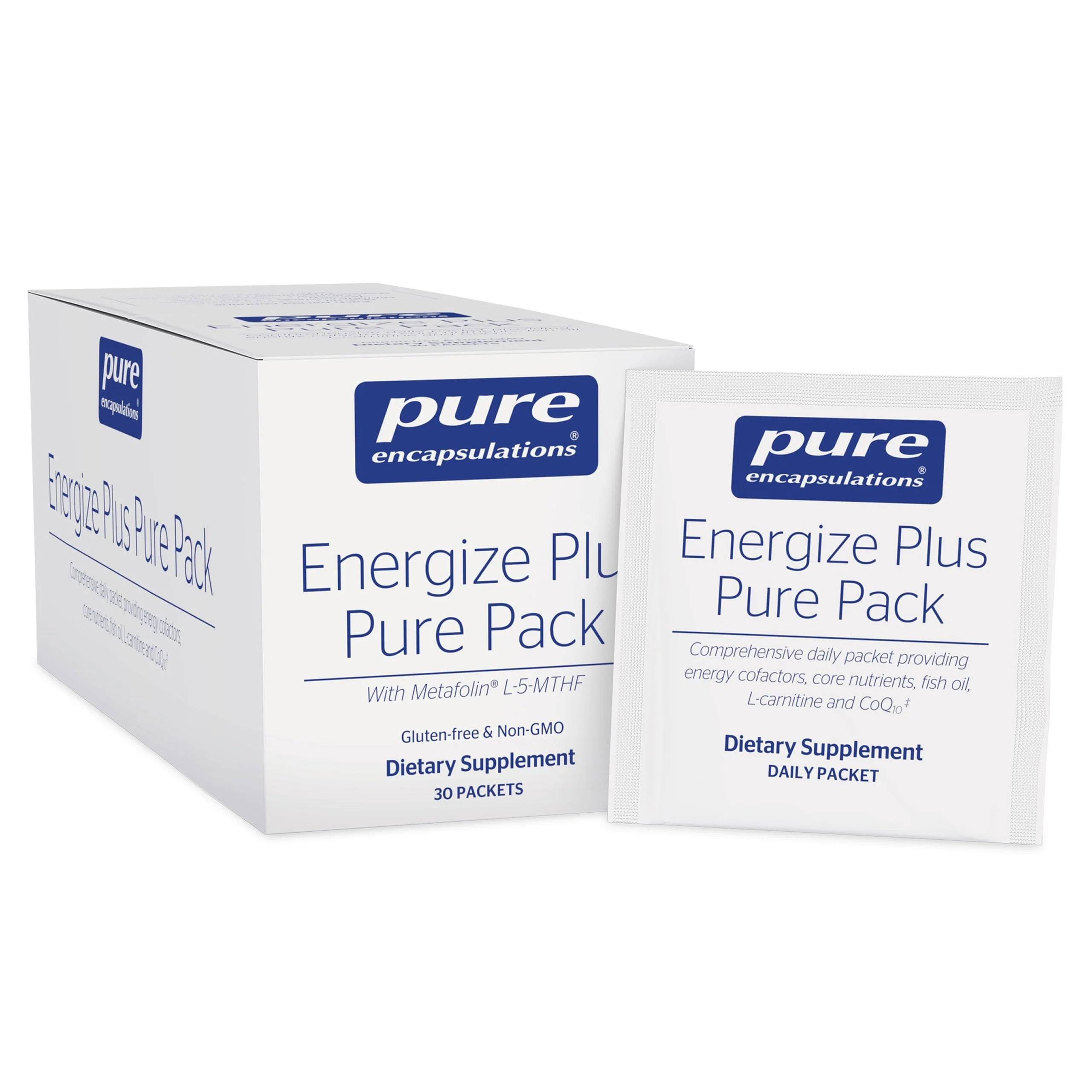 Pure Encapsulations Energize Plus Pure Pack – Energy & Metabolism Support (30 Packets)