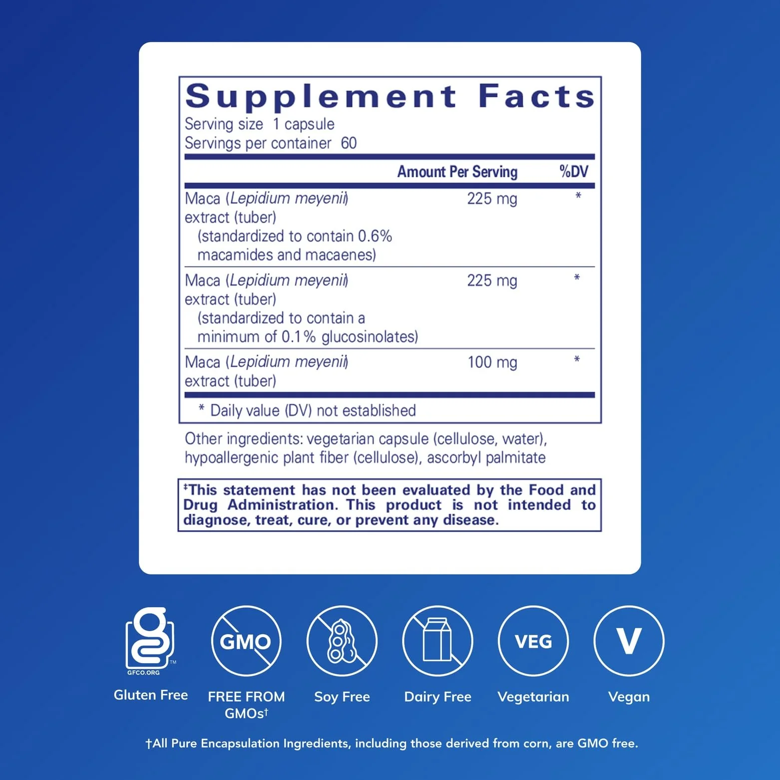 Pure Encapsulations Maca-3 | Hypoallergenic Maca Supplement for Libido & Reproductive Health | 60 Capsules - Image 9