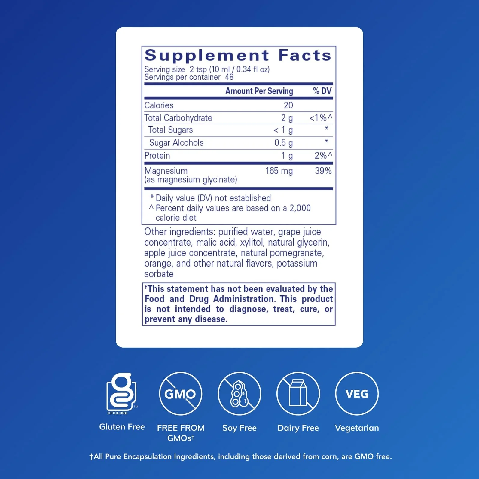 Pure Encapsulations Magnesium Glycinate Liquid – Supports Bone Health & Heart Health* – Vegan, Gluten Free & Non-GMO – 16.2 fl oz - Image 3