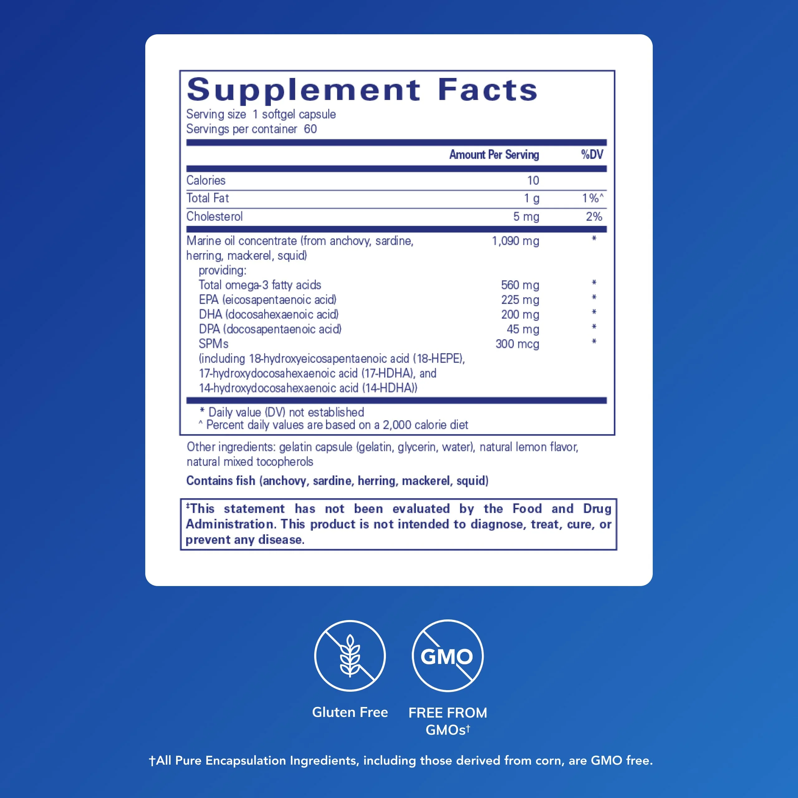 Pure Encapsulations Pro-Resolve Omega – Premium Omega-3 for Immune Support & Cardiovascular Health | 60 Softgels - Image 3