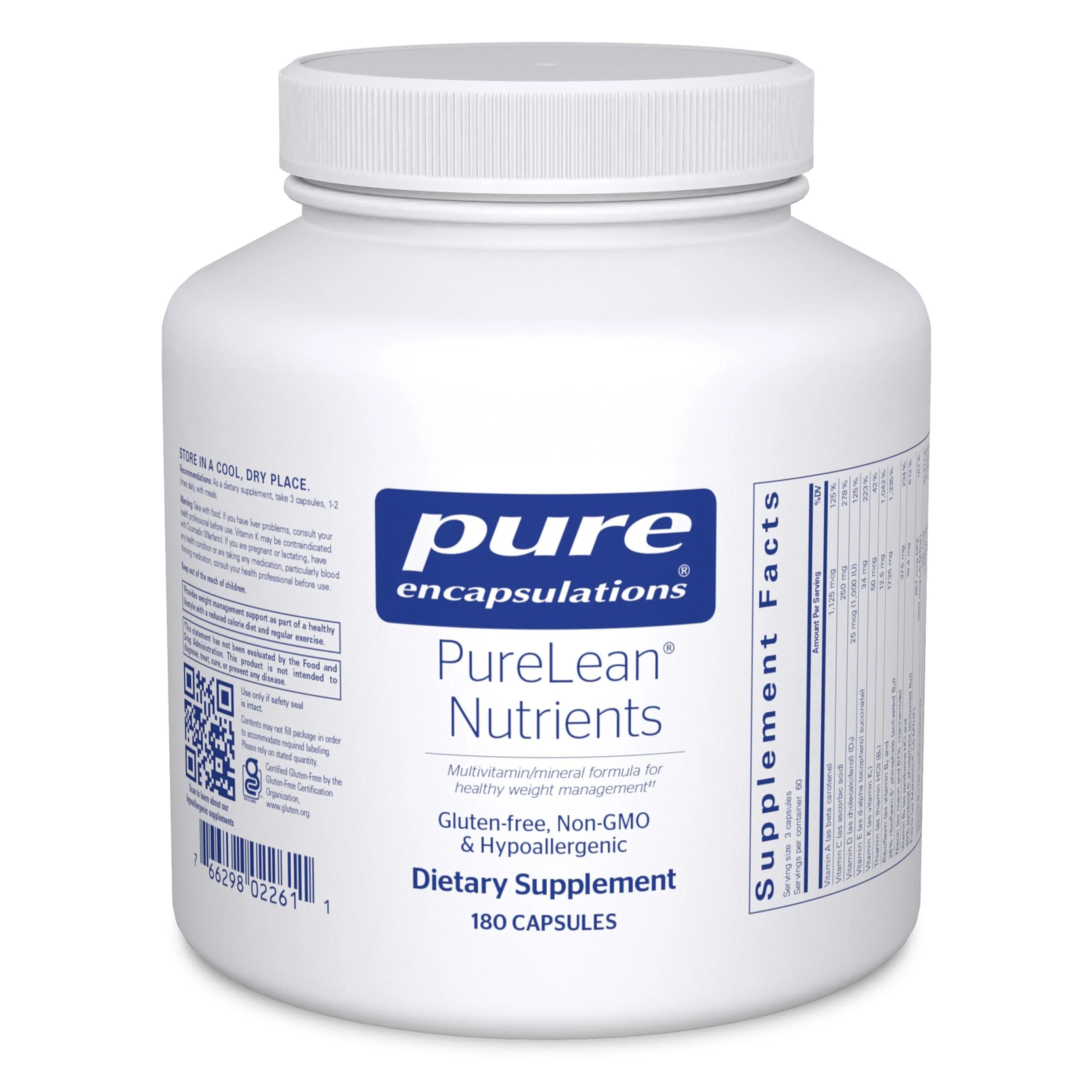 Pure Encapsulations PureLean Nutrients – Multivitamin/Mineral for Healthy Weight Management | 180 Capsules - Image 8