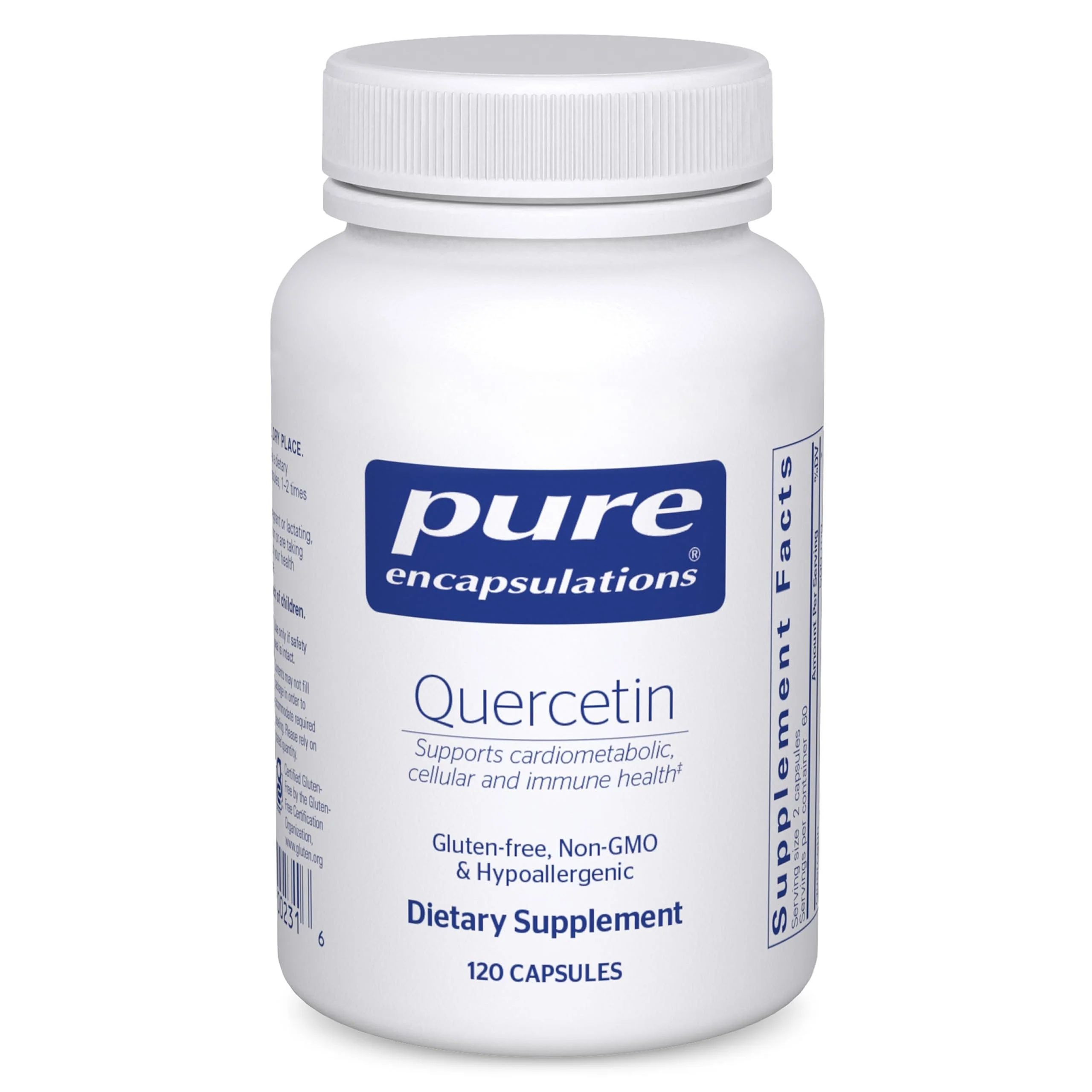 Pure Encapsulations Quercetin 500 mg – Immune, Cellular & Heart Health Support (Gluten Free, Non-GMO) – 120 Capsules - Image 8
