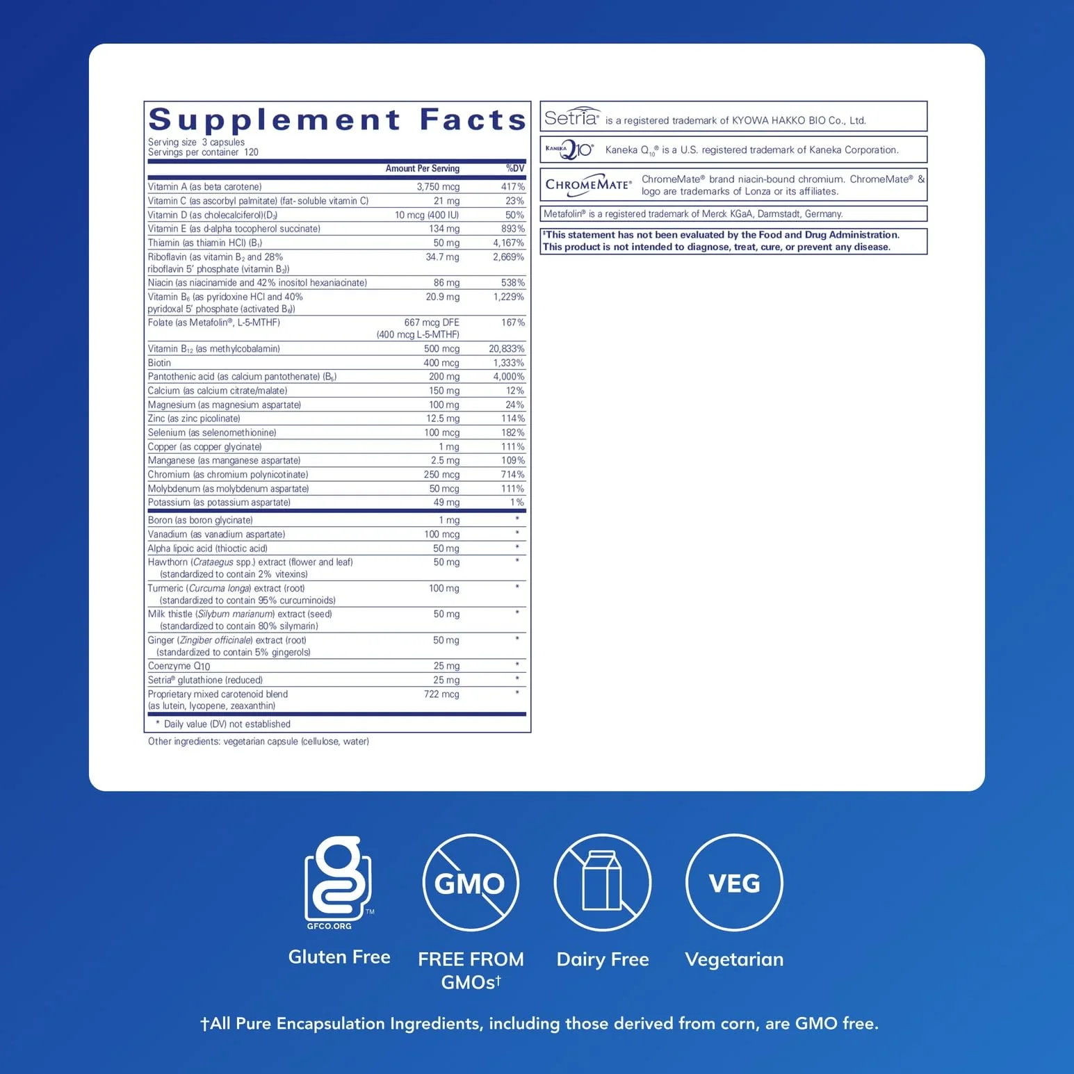 Pure Encapsulations UltraNutrient: Minerals & Multivitamins for Liver & Heart Support | Gluten Free, 360 Capsules - Image 9