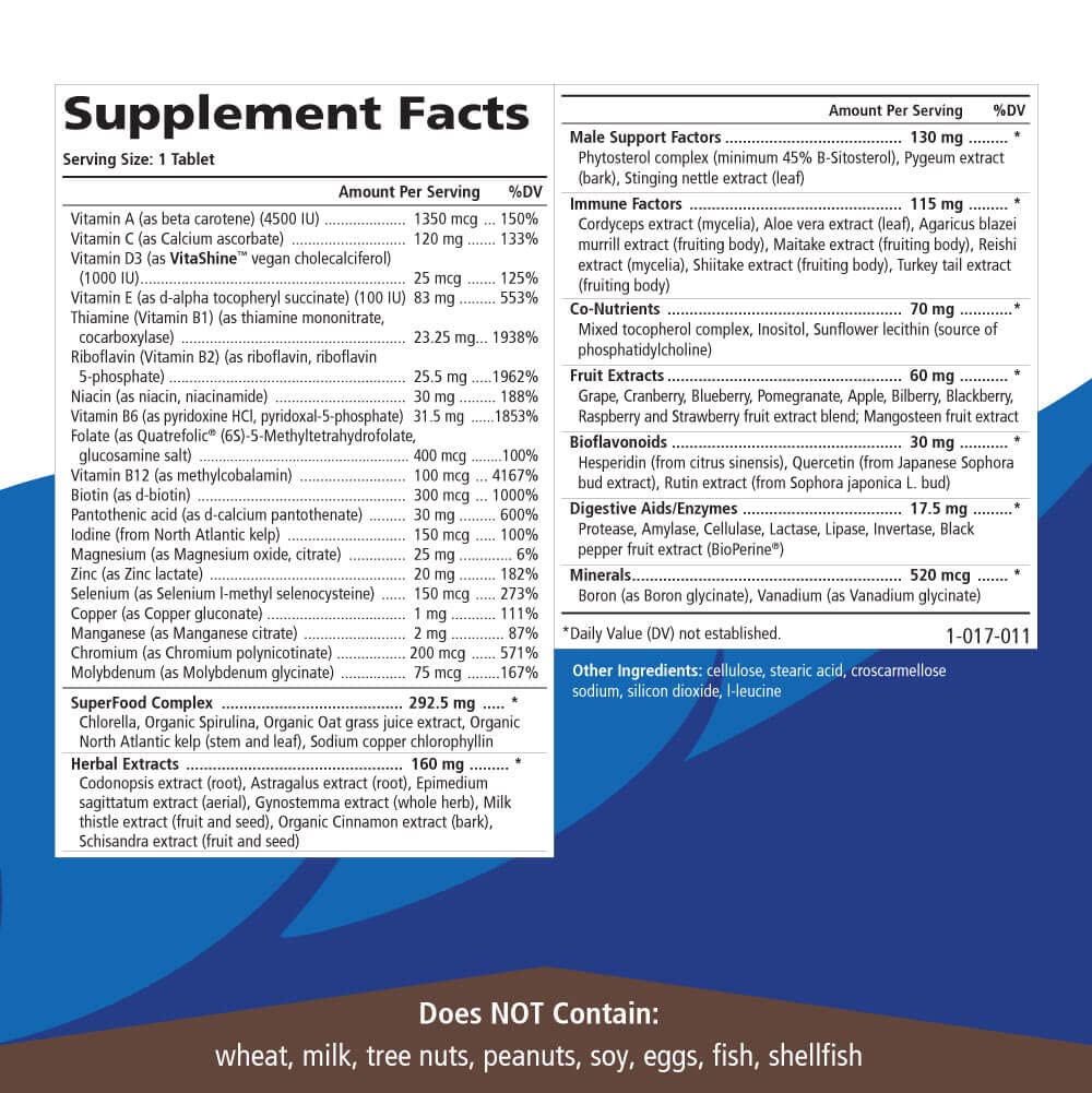 PURE ESSENCE LABS One N Only Multivitamin for Men – One-A-Day with D3, B12 & Biotin - Image 6