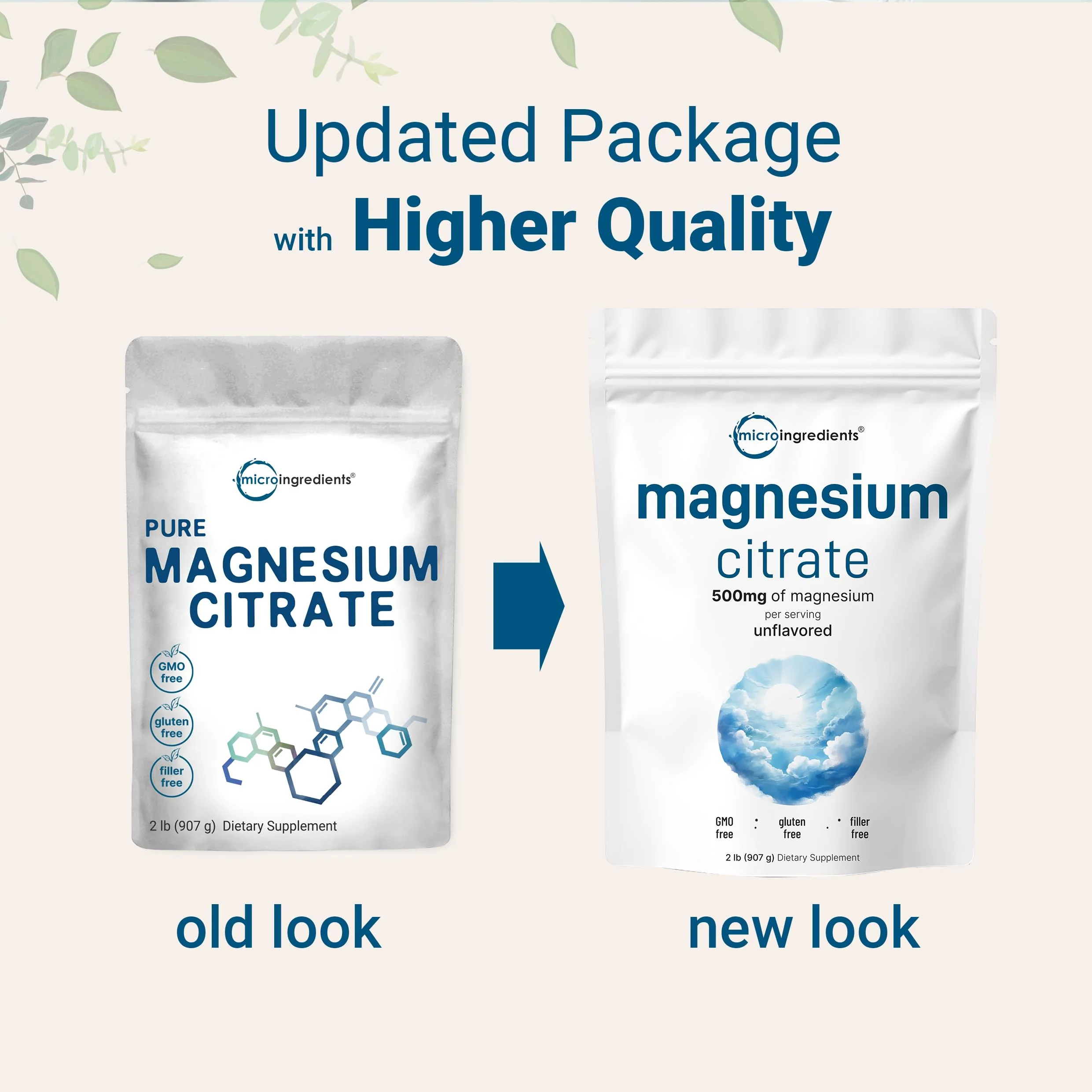Pure Magnesium Powder, 2lbs | Magnesium Citrate Powder | Unflavored | Relaxation and Nutrient Utilization | Easily Absorbed | Non-GMO, Vegan - Image 3