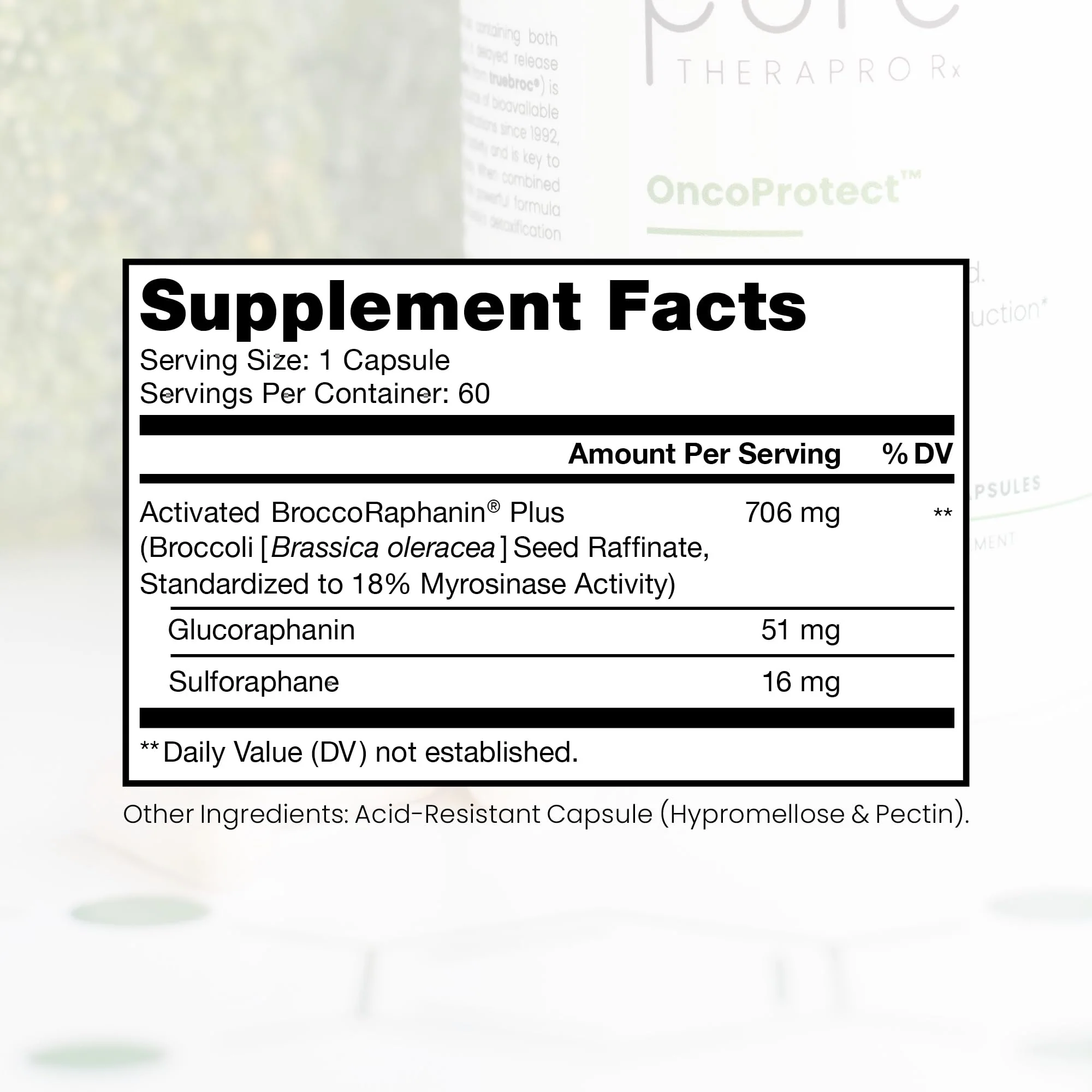 Pure Therapro Rx OncoProtect ES – High-Dose Sulforaphane (706 mg BroccoRaphanin) 2-Month USA-Made Supply - Image 10