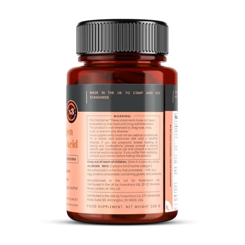 PureClinica UltraColl Collagen & Hyaluronic Acid 1500mg – 360 Tablets (2 x 180) | 1 Year Supply - Image 3
