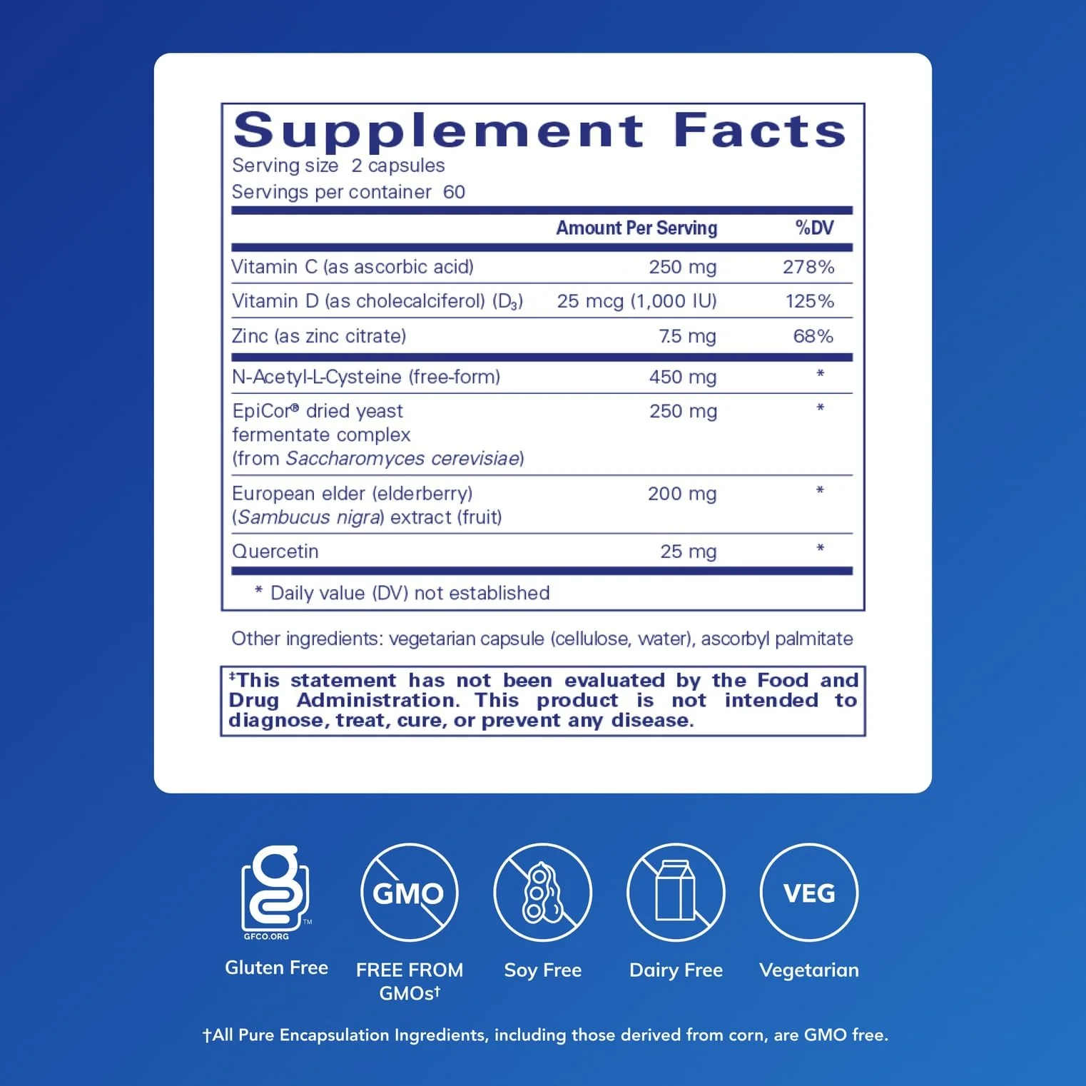 PureDefense with NAC by Pure Encapsulations — Immune Support & Respiratory Health, 120 Capsules - Image 2