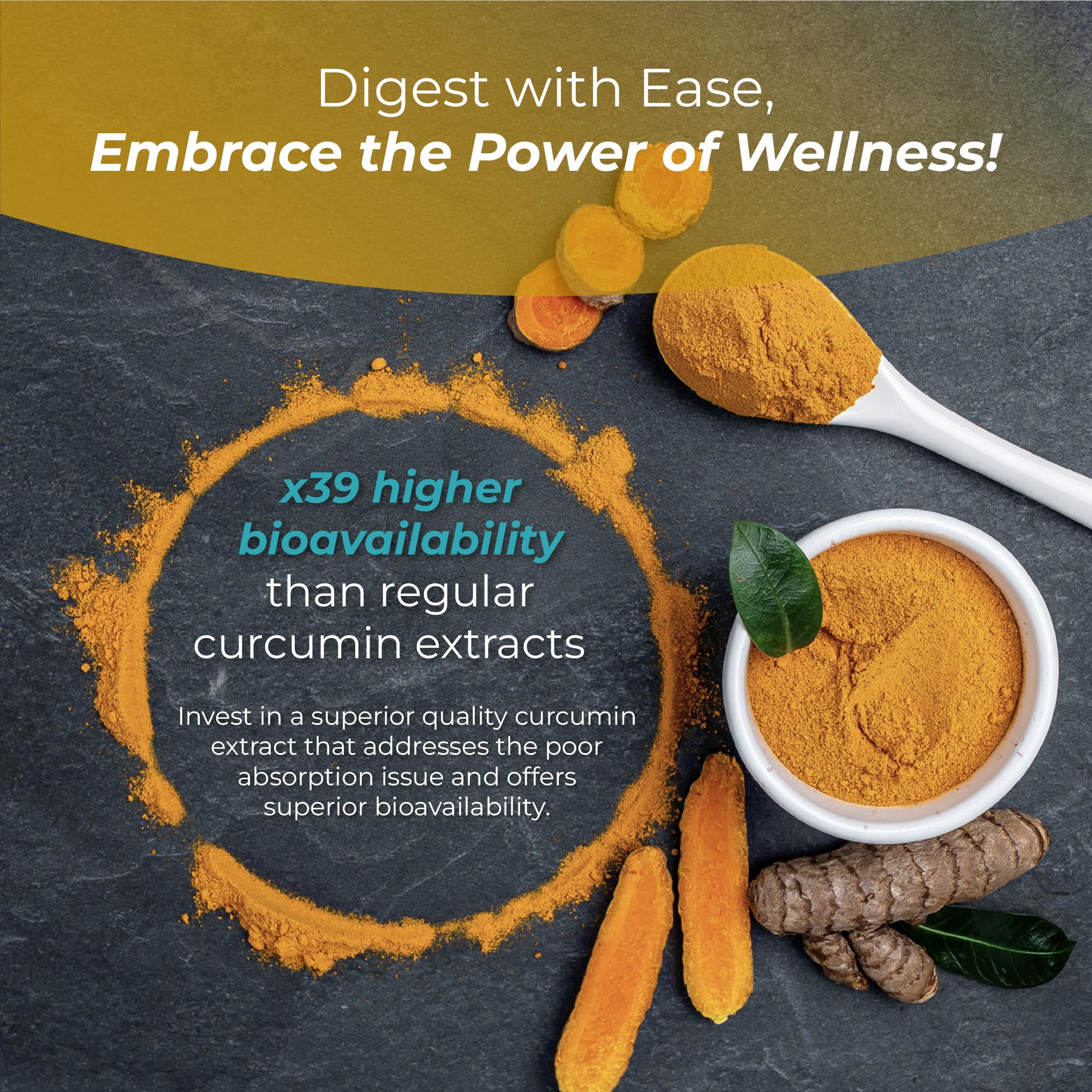PureHealth Curcumin Extract – High-Absorption Turmeric for Immune & Joint Support (Curcugen x39) - Image 6