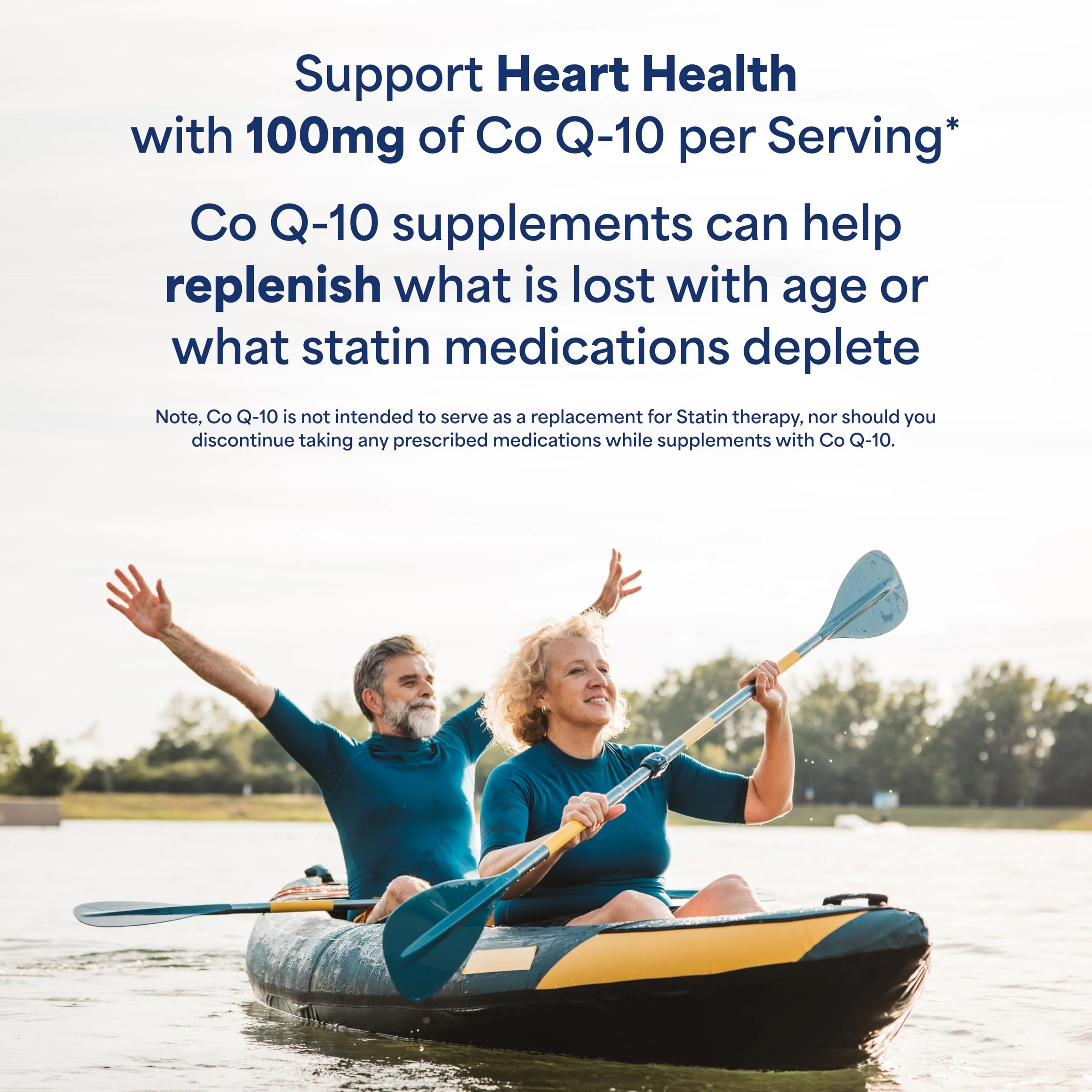 Puritan's Pride CoQ-10 Q-Sorb 100mg – Heart Health & Energy (240 Softgels) - Image 3