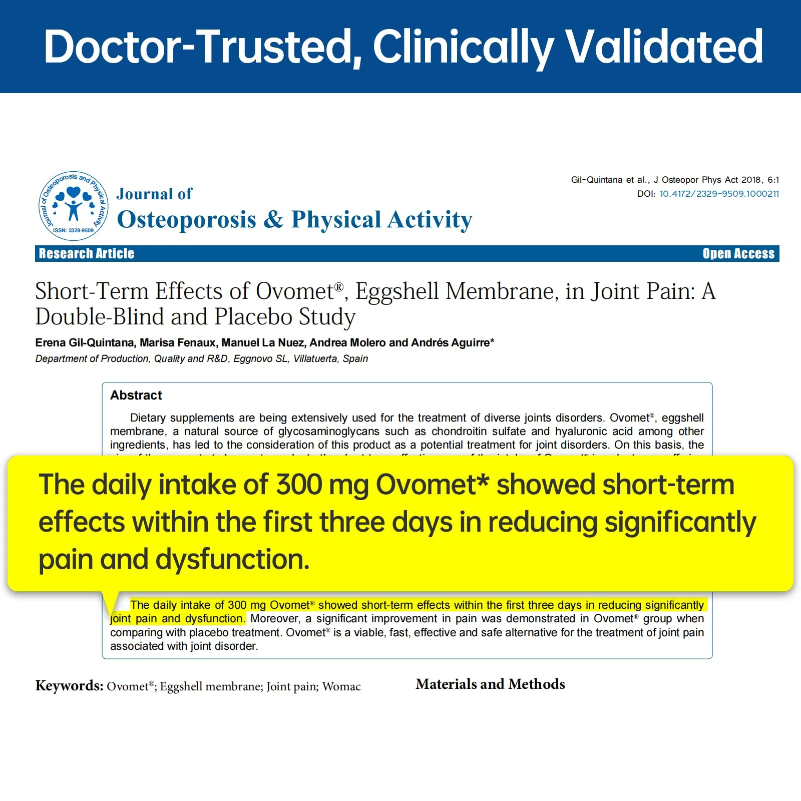 Purmeo OVOMET Eggshell Membrane Joint Supplement – Low-Purine Glucosamine, Chondroitin, MSM, Boswellia | Made in Germany | 60 Days Supply - Image 5