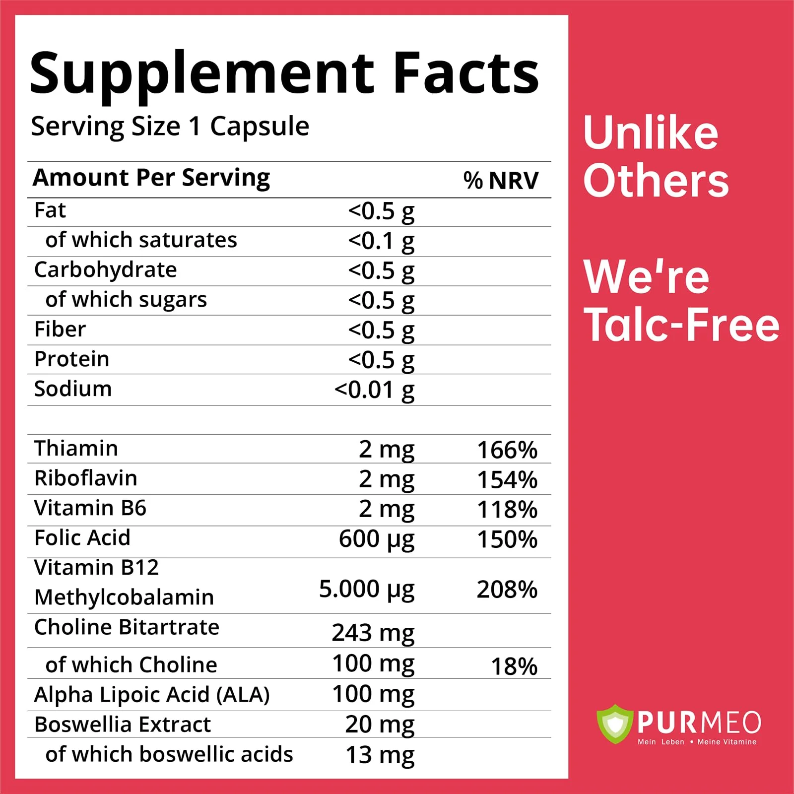 Purmeo Tinnitus Relief – 1 Daily Capsule | German-Grade Alpha Lipoic Acid & Methylcobalamin - Image 4