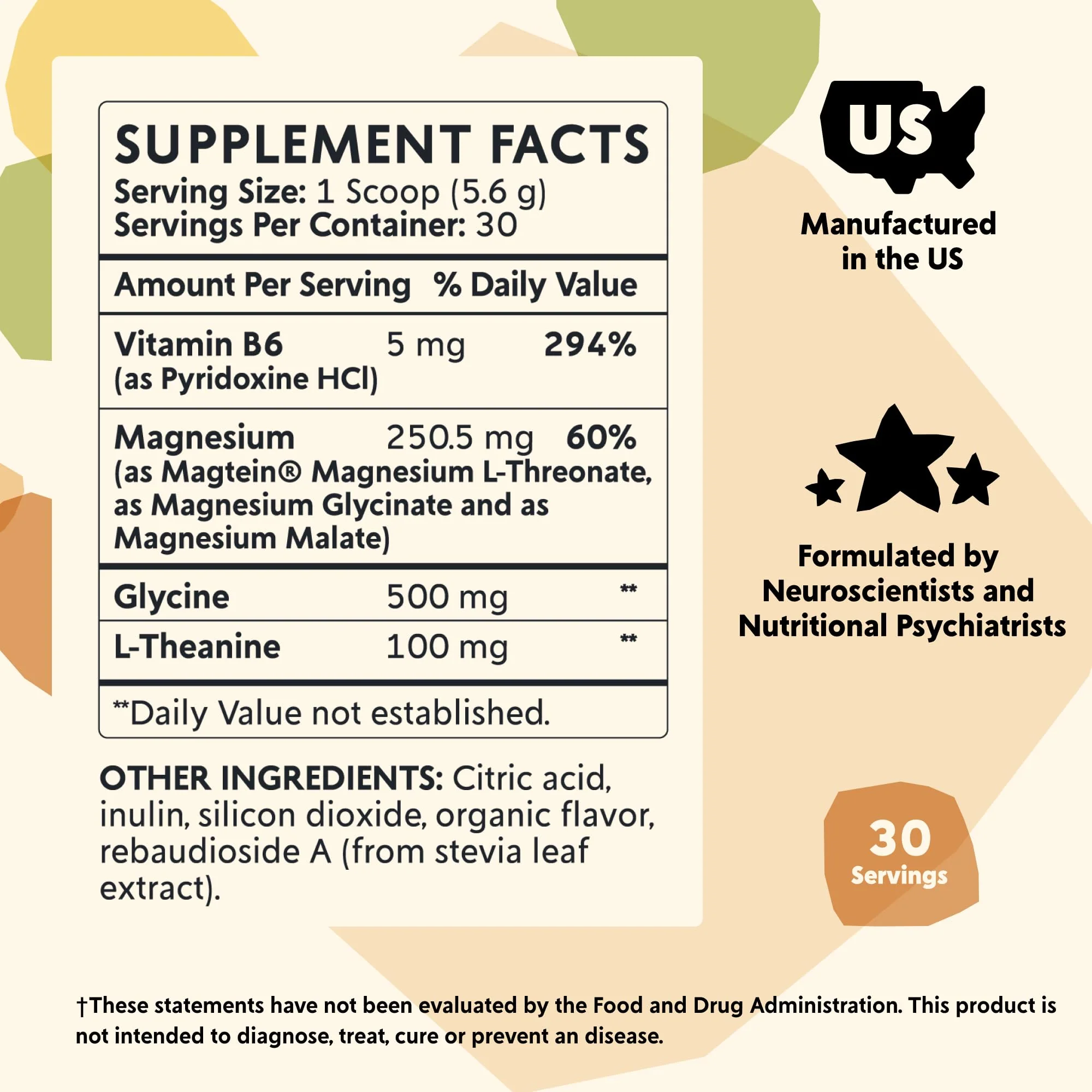 PYM Mood Magnesium Powder (30 Servings) – Magnesium Glycinate, L-Threonate & Malate for Mind & Mood Support - Image 2