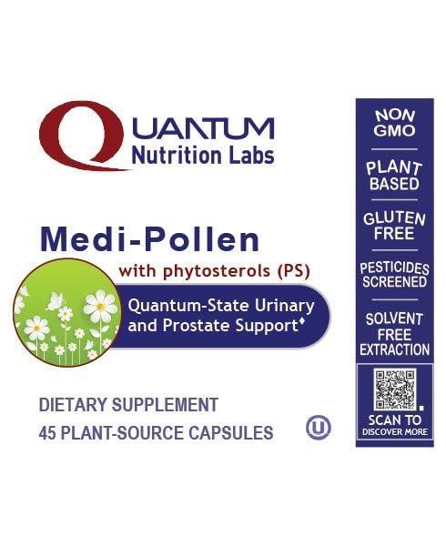 QNL Quantum Medi-Pollen - Men’s Prostate & Urinary Health Supplement | Vegan, 45 Capsules - Image 4