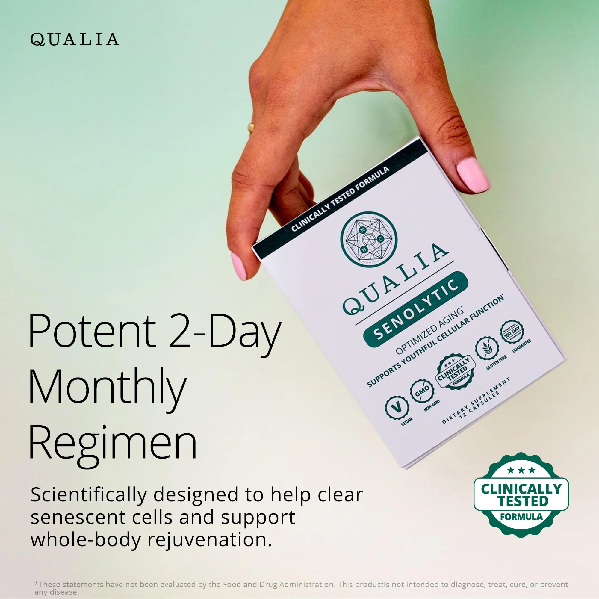 QUALIA LIFE SCIENCES Senolytic Supplement – Fisetin, Quercetin & Piperlongumine for Aging Support | 1 Month Supply - Image 4