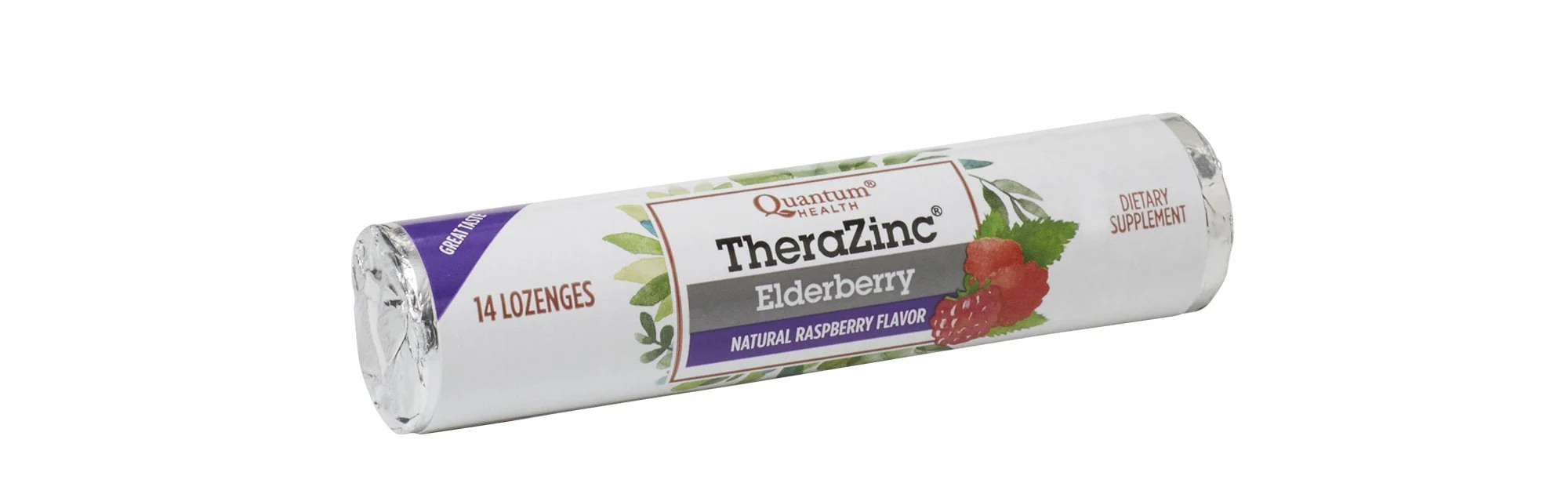Quantum Health TheraZinc Elderberry Lozenges – Raspberry Flavor, Zinc Gluconate Immune Support (14 Count) - Image 7