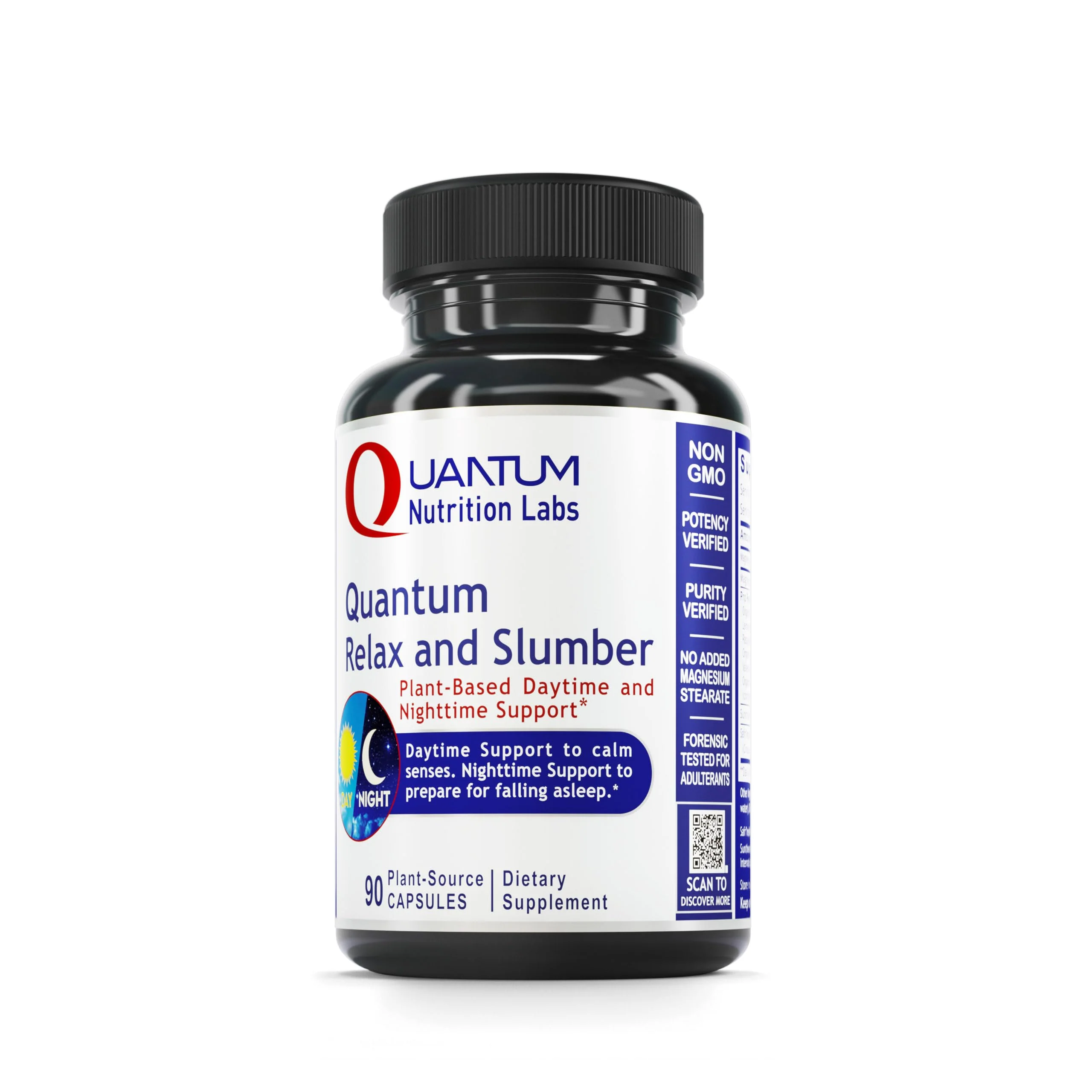 Quantum Relax and Slumber - Sleep Support with Magnesium Malate & L-Theanine (90 Capsules) - Image 6
