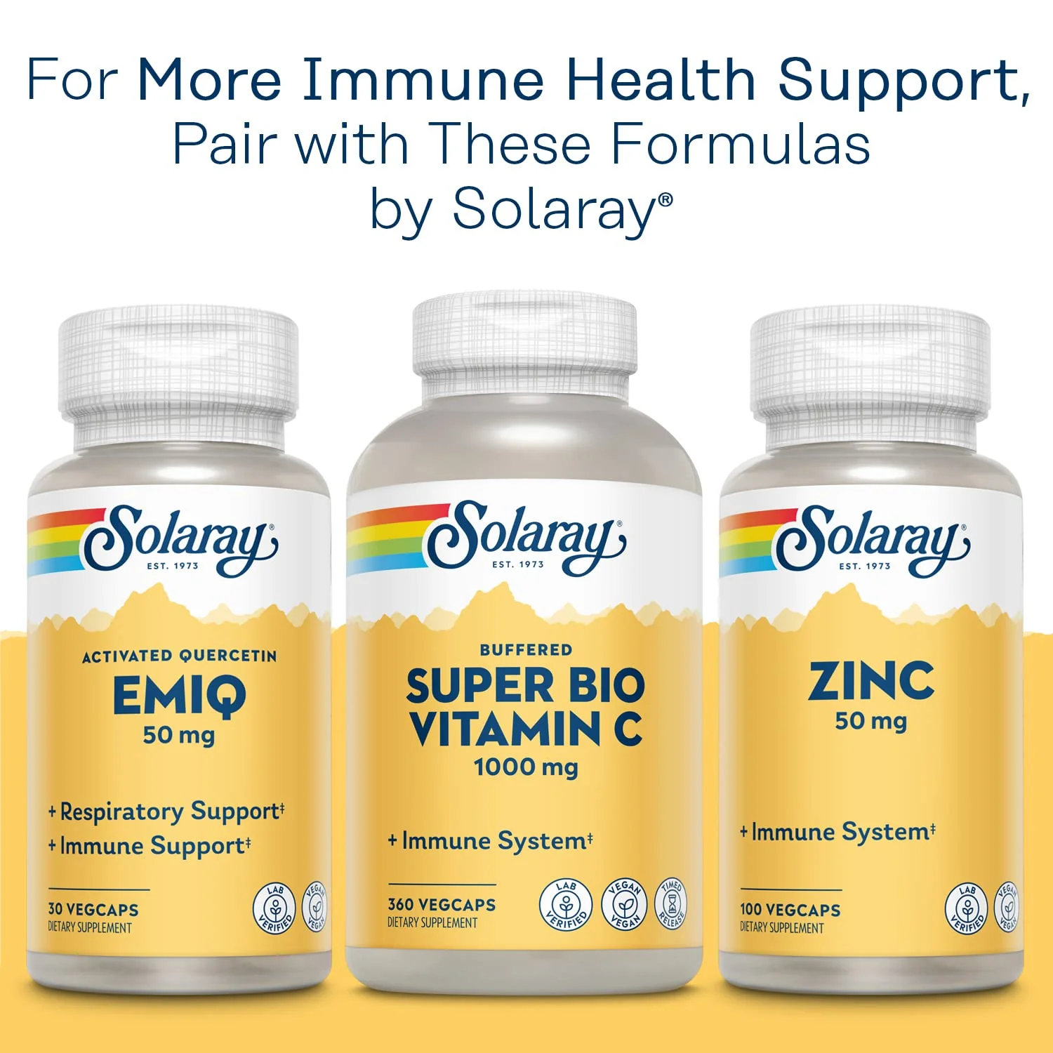 Quercetin 500mg Solaray 90 Caps Pack of 2 | Quercetin Supplement - Image 12