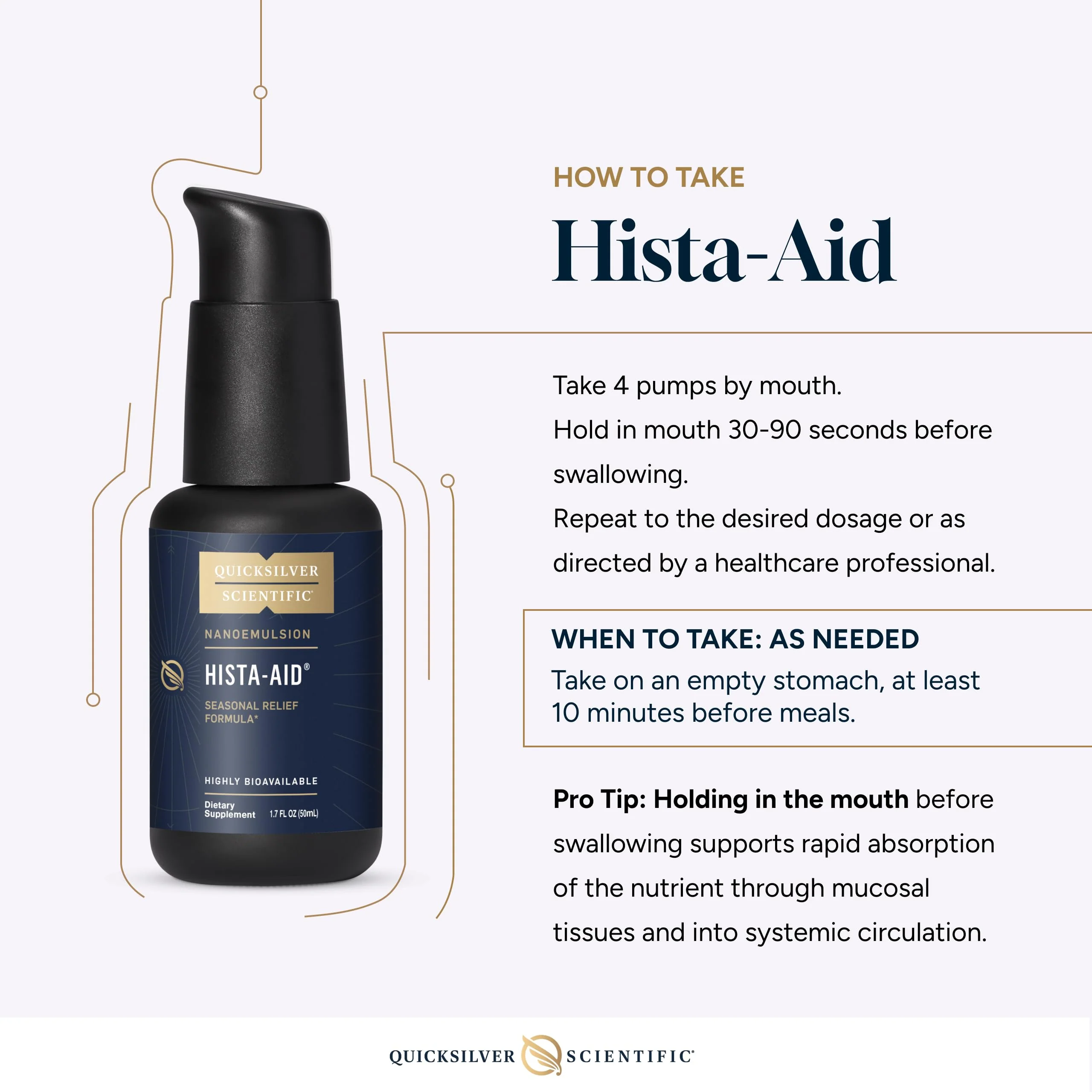Quicksilver Scientific Hista-Aid – Nanoemulsified Flavonoids with Liposomal Vitamin C (50ml) - Image 12