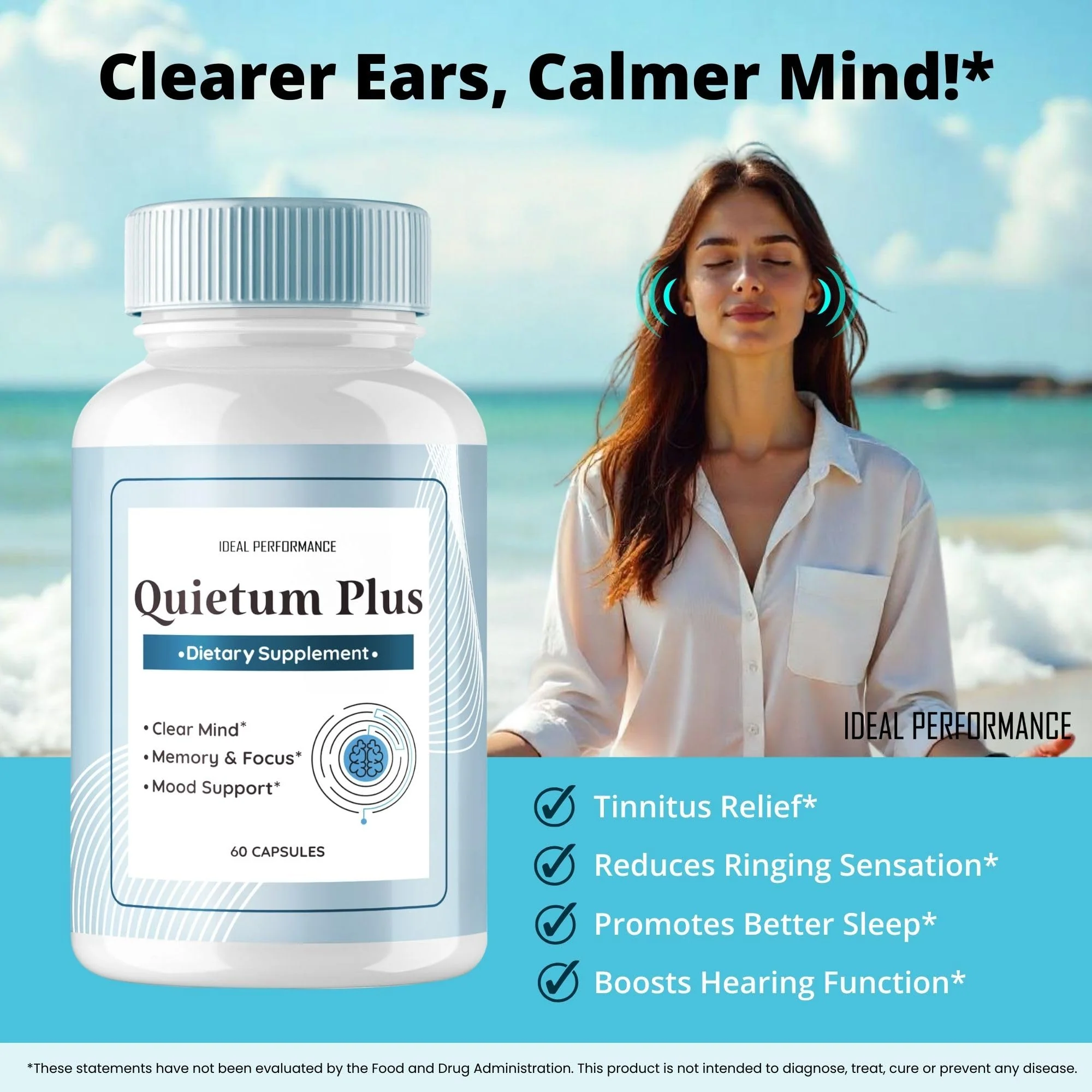 Quietum Plus Tinnitus Relief - Official Original Pills (5 Pack) - Image 4