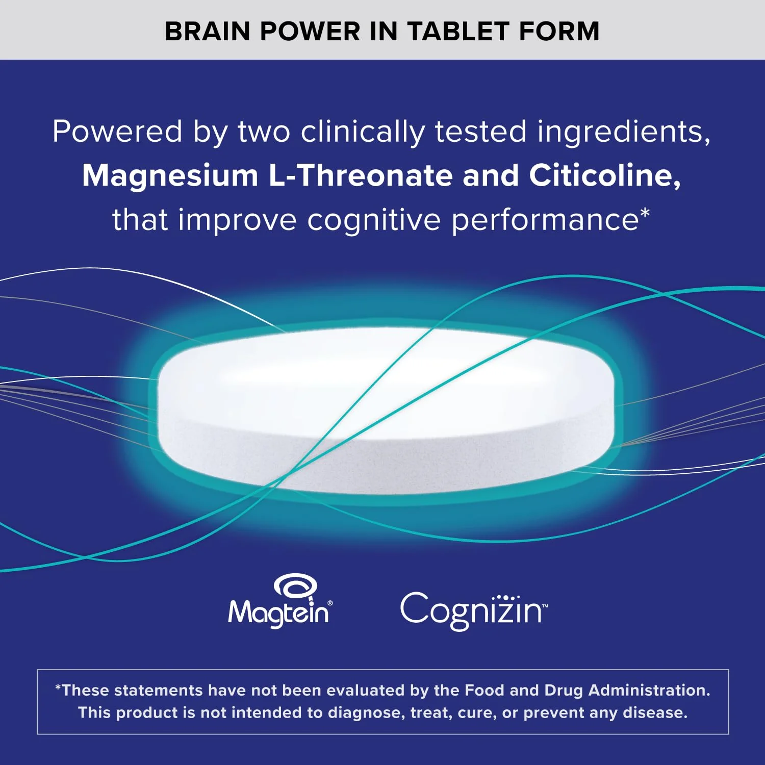 Qunol Brain Health Memory Plus | Magnesium L-Threonate & Cognizin Citicoline for Memory, Focus & Productivity (60 Count) - Image 4