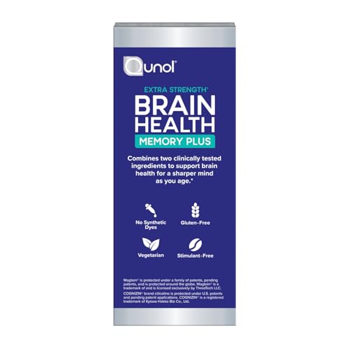 Qunol Brain Health Memory Plus | Magnesium L-Threonate & Cognizin Citicoline for Memory, Focus & Productivity (60 Count) - Image 9