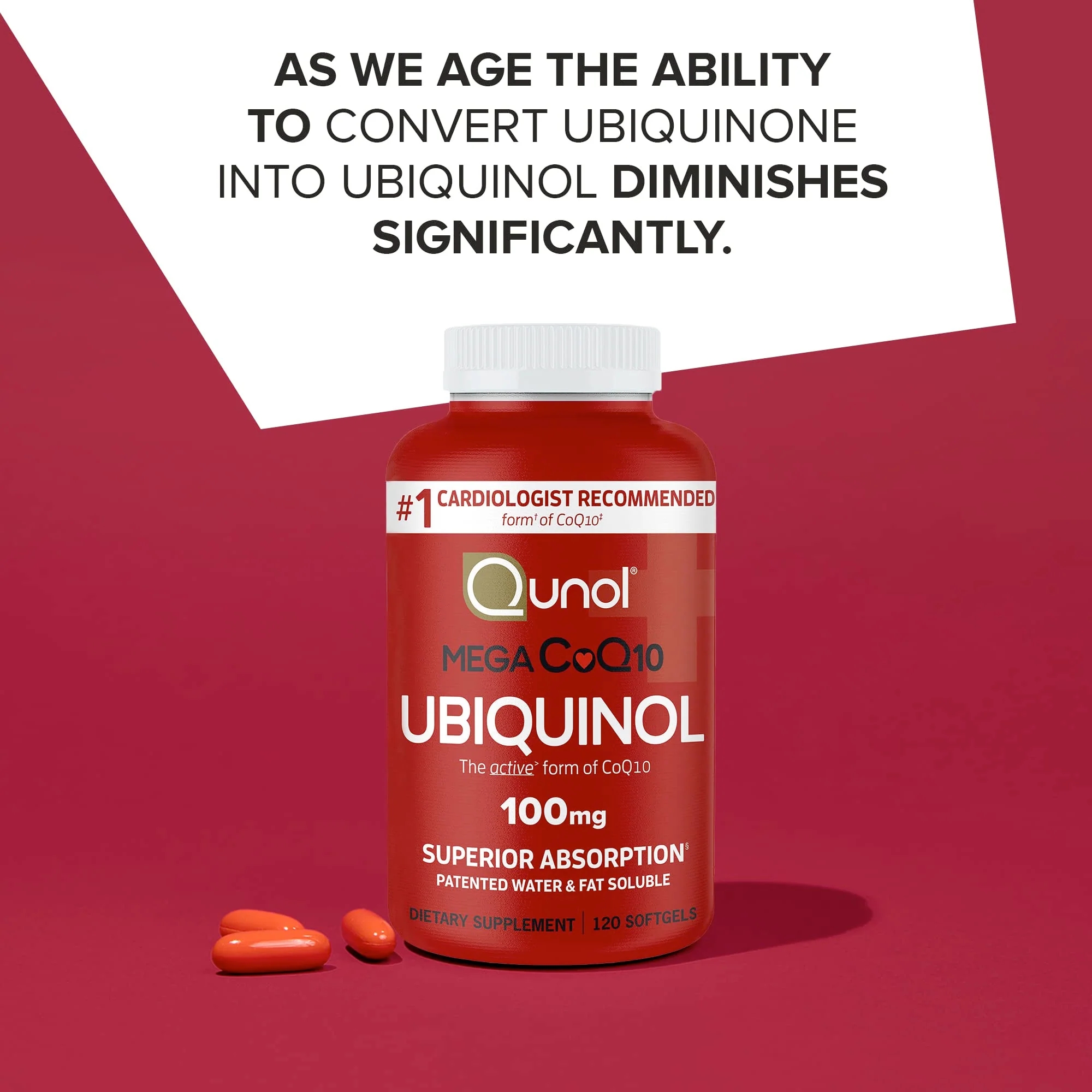 Qunol Mega Ubiquinol CoQ10 100mg – Superior Absorption, 240 Softgels (Pack of 2) - Image 7