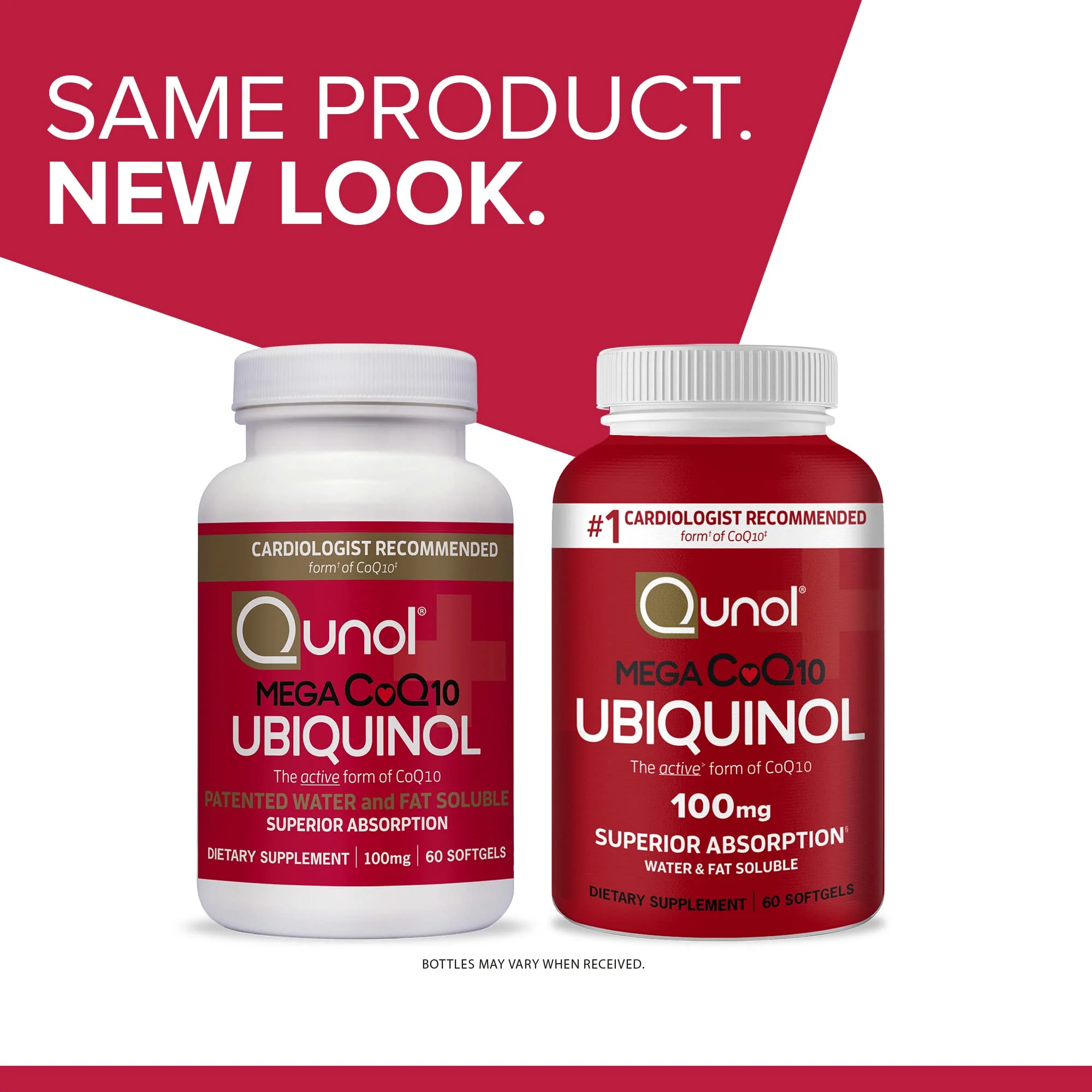 Qunol Mega Ubiquinol CoQ10 100mg – Superior Absorption, Water & Fat-Soluble CoQ10 | 60 Softgels (Pack of 2) - Image 9