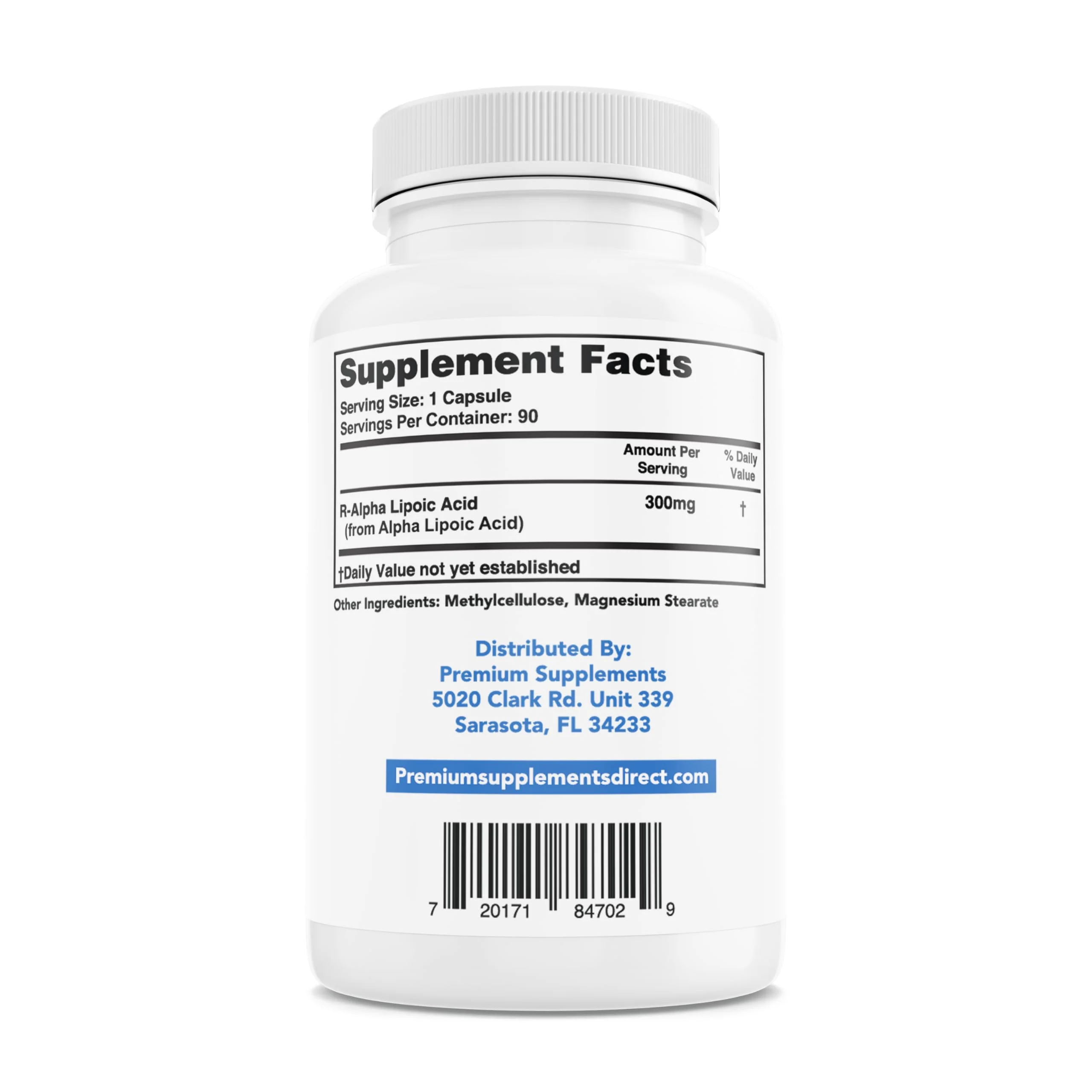 R-Alpha Lipoic Acid 300mg | Pure R-Lipoic Acid, 90 Count | MAX Strength - Image 2