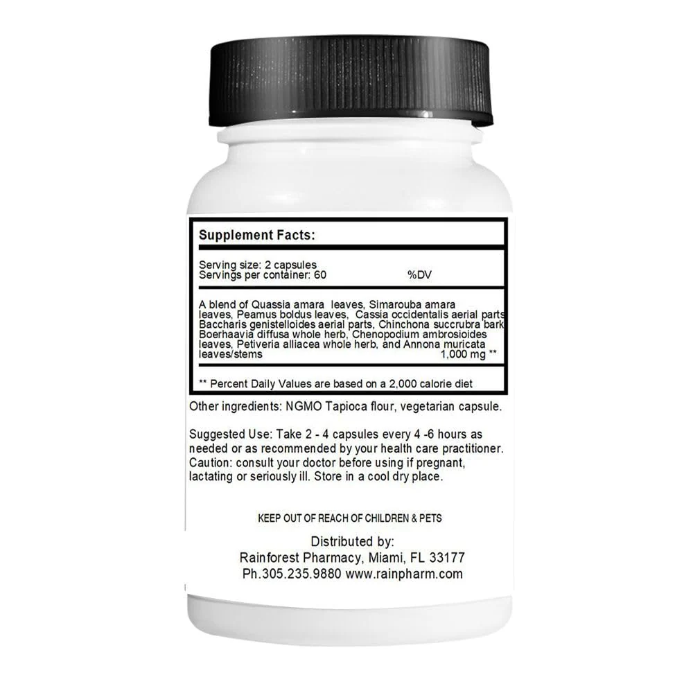 Rainforest Amazon A-P 120 Vegetarian Capsules – 650 mg | Herbal Supplement - Image 2