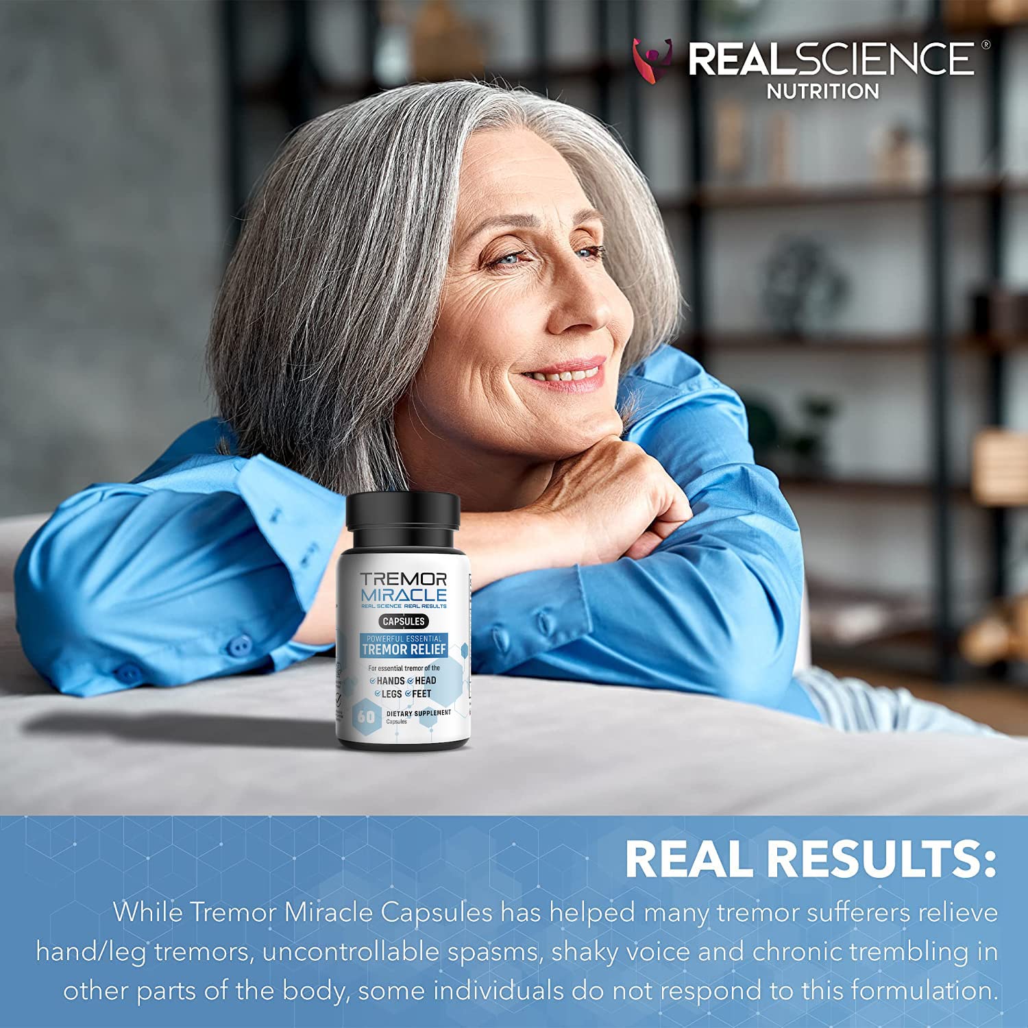 Real Science Tremor Miracle Capsules – Tremor Relief for Adults | TremorStop GABA Vitamins | Made in USA - Image 6