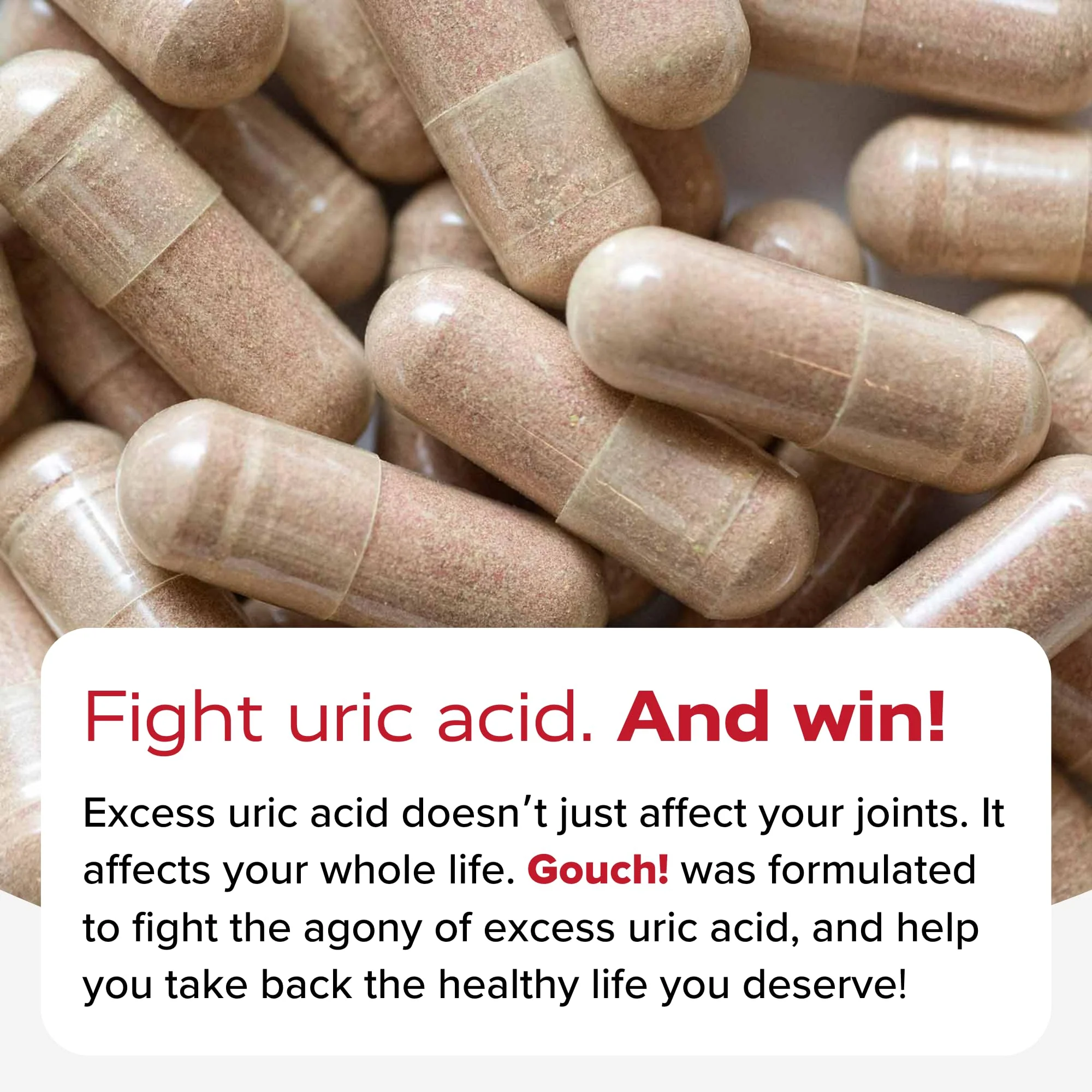 Redd Remedies Gouch! — Joint & Uric Acid Support with Tart Cherry & Quercetin | 120 Vegan Capsules - Image 15