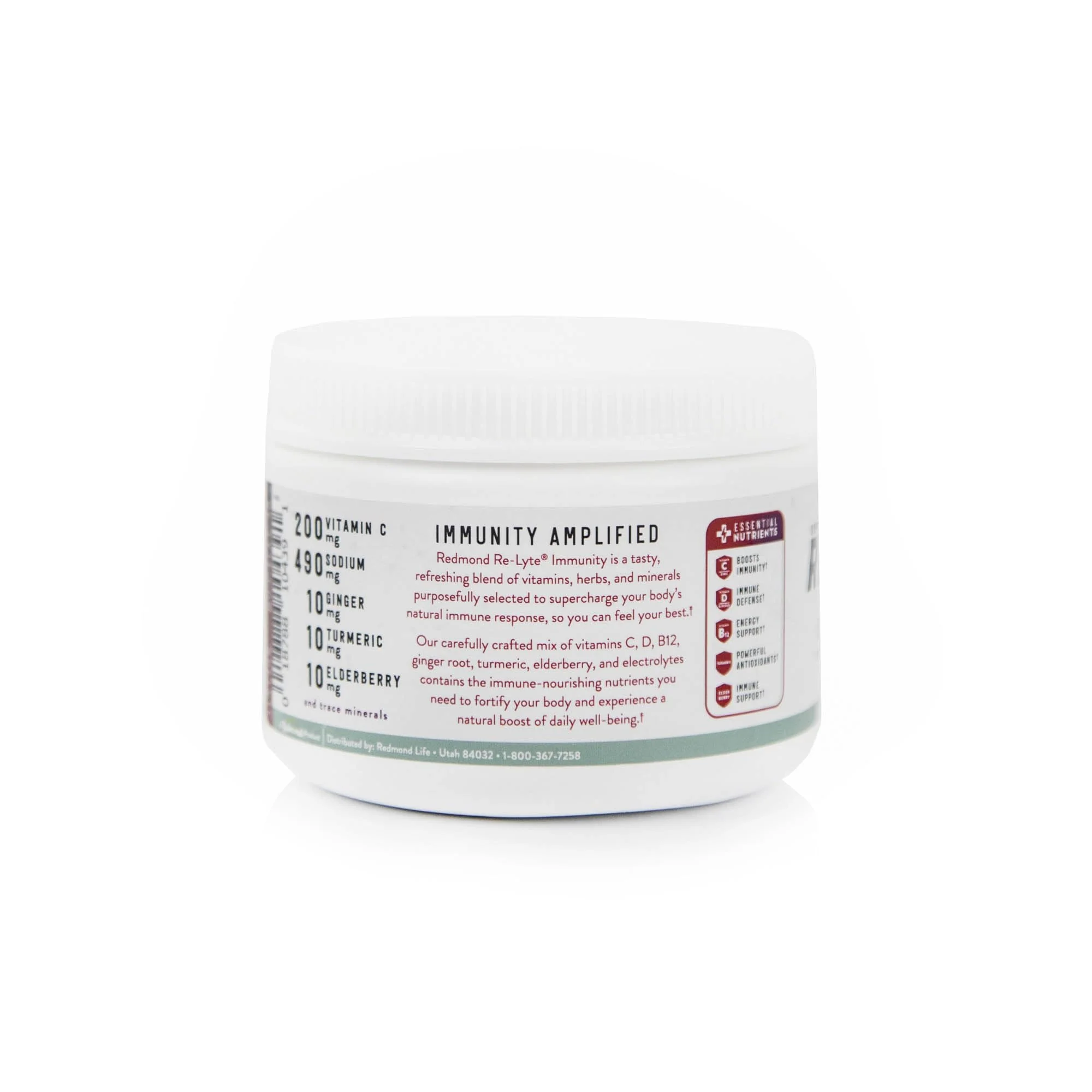 REDMOND Re-Lyte Immunity Multivitamin Supplement Mix – Blackberry Flavor - Image 10