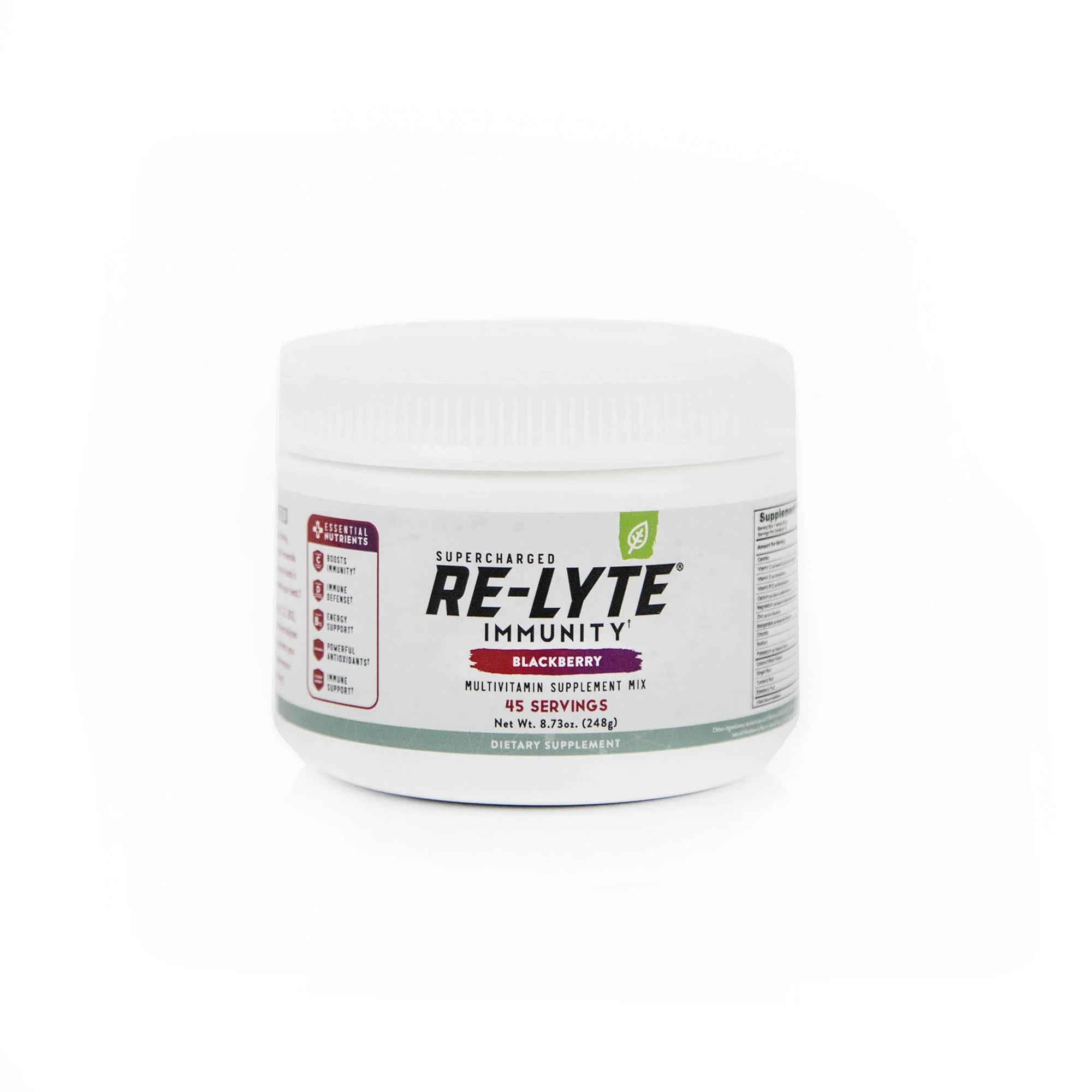 REDMOND Re-Lyte Immunity Multivitamin Supplement Mix – Blackberry Flavor - Image 6