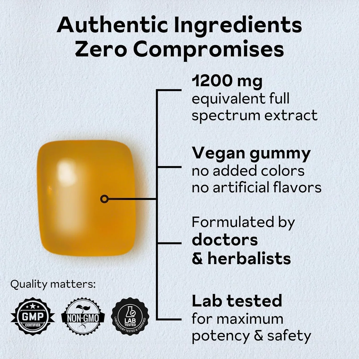 Reishi Mushroom Gummies | Hongo Reishi Mushroom Supplement (Lingzhi, Ganoderma Lucidum) | Full Spectrum Stress Gummies for Adults | Red Reishi Mushroom | Strawberry Flavor | 45 Count (Pack of 3) - Image 3
