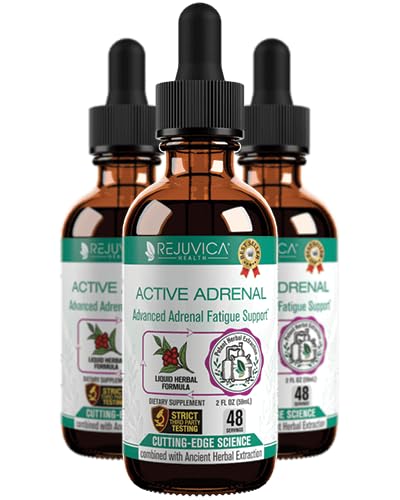 Rejuvica Health Active Adrenal - Advanced Adrenal Support Tincture - Liquid for Easy Absorption - Image 13
