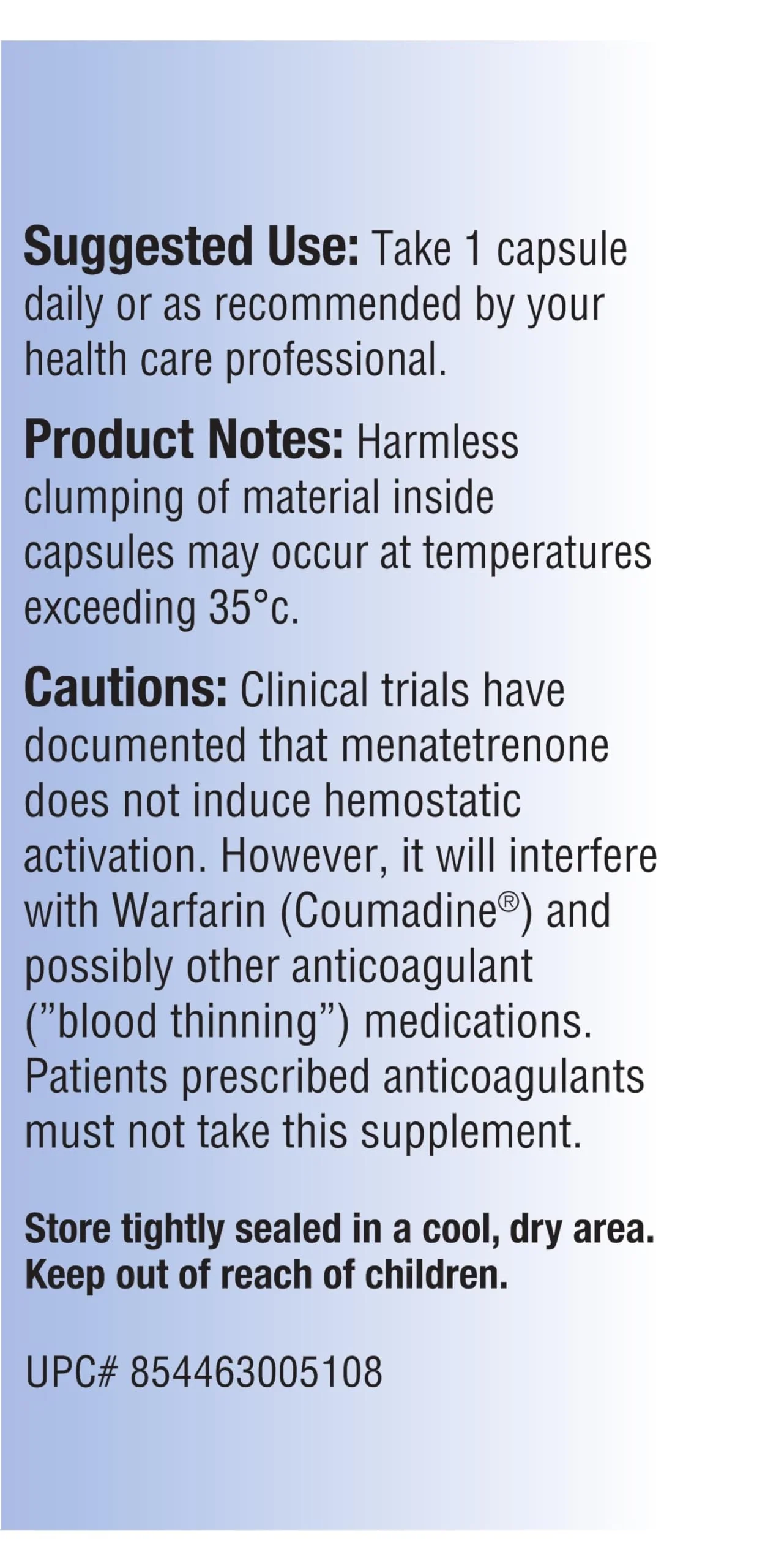 Relentless Improvement Vitamin K2 MK4 15,000 mcg — High-Potency, Soy-Free Vegi-Capsules - Image 2