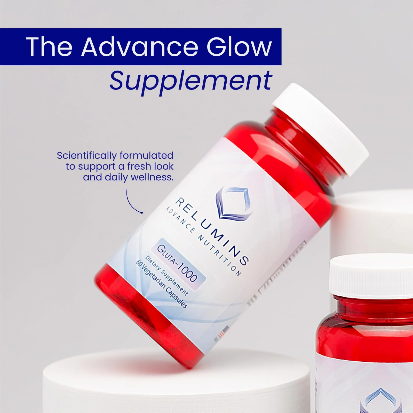 Relumins L-Glutathione 1000mg Complex with Alpha Lipoic Acid – 60 Caps x 3 Bottles - Image 12