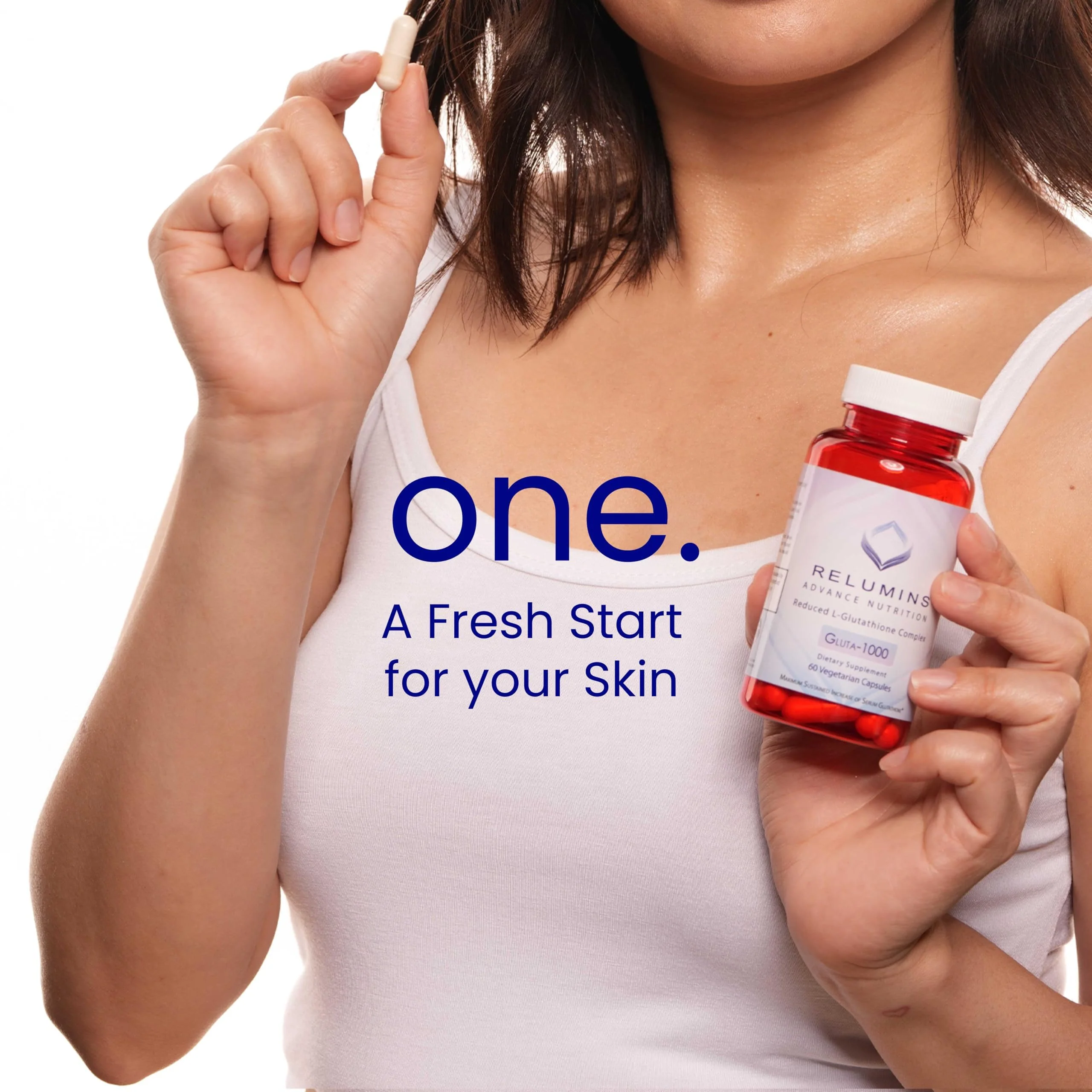 Relumins L-Glutathione 1000mg Complex with Alpha Lipoic Acid – 60 Caps x 3 Bottles - Image 3