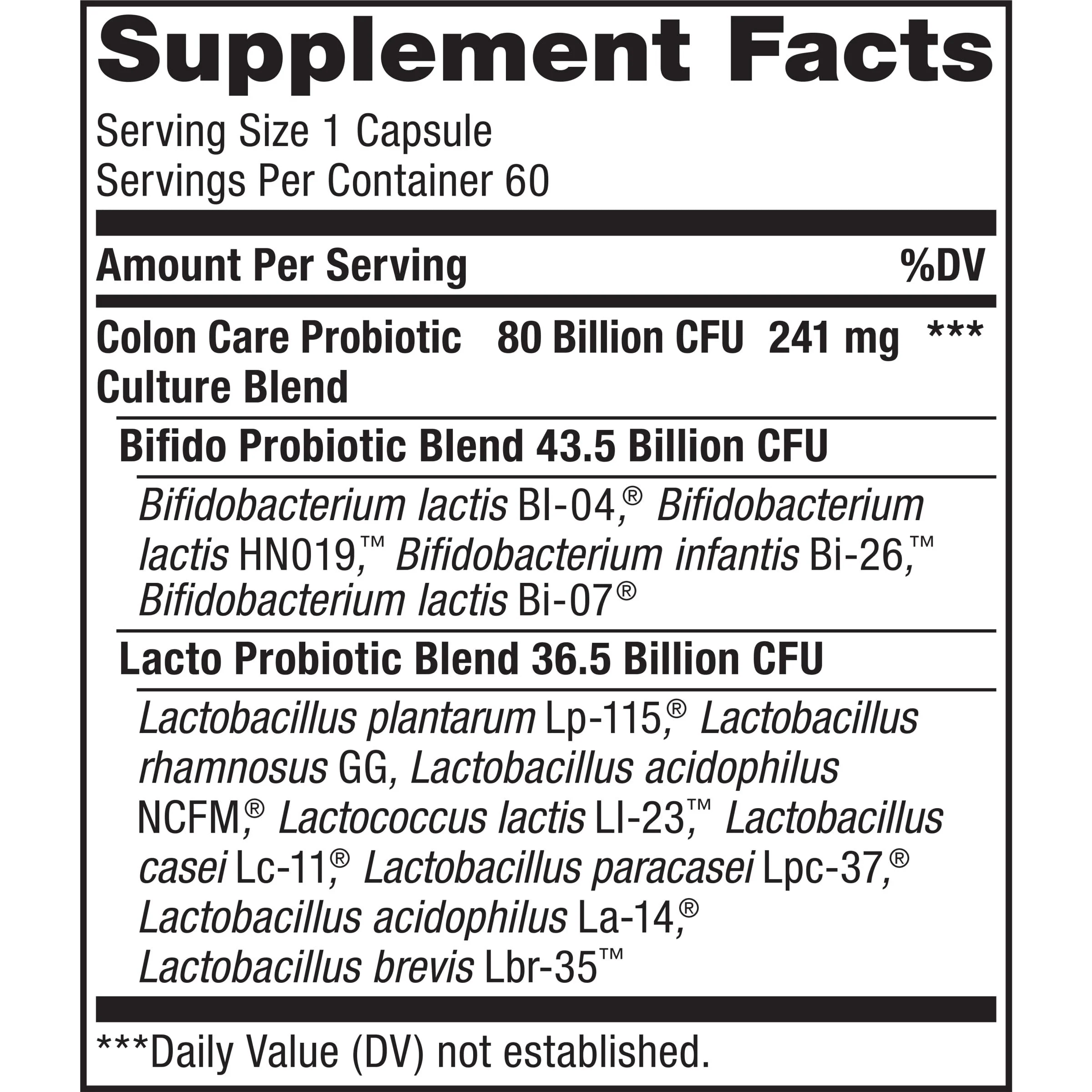 Renew Life Colon Care Probiotic - 80B CFU, 60 Veggie Capsules | Gluten Free, Dairy Free, Soy Free - Image 8