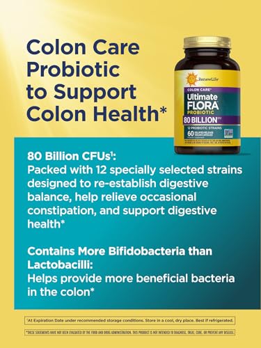 Renew Life Colon Care Probiotic Capsules – 80 Billion CFU, 12 Strains, Dairy/Gluten & Soy Free, 60 Count - Image 13