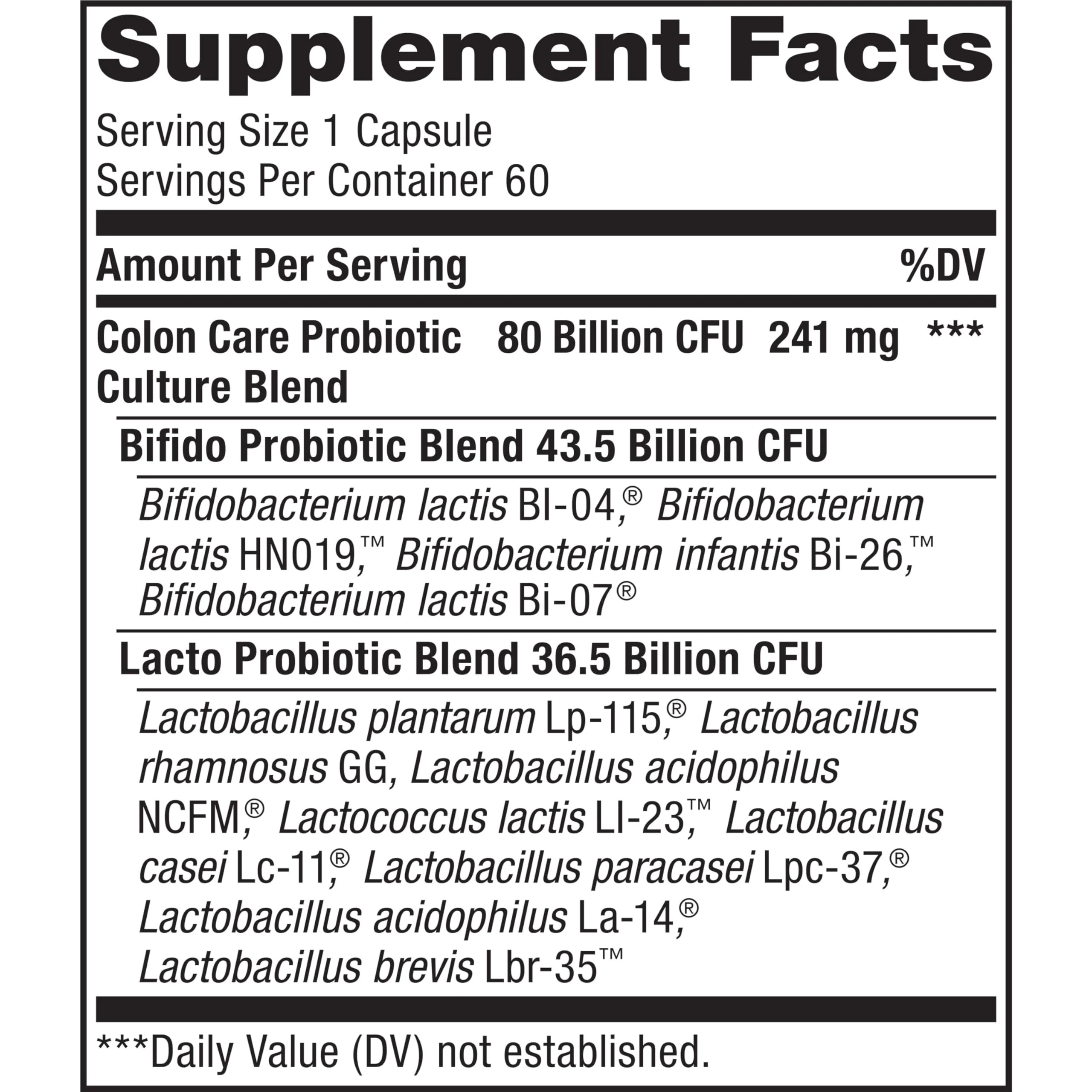 Renew Life Colon Care Probiotic Capsules – 80 Billion CFU, 12 Strains, Dairy/Gluten & Soy Free, 60 Count - Image 7